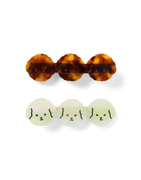 Dog Friends Barrette Set