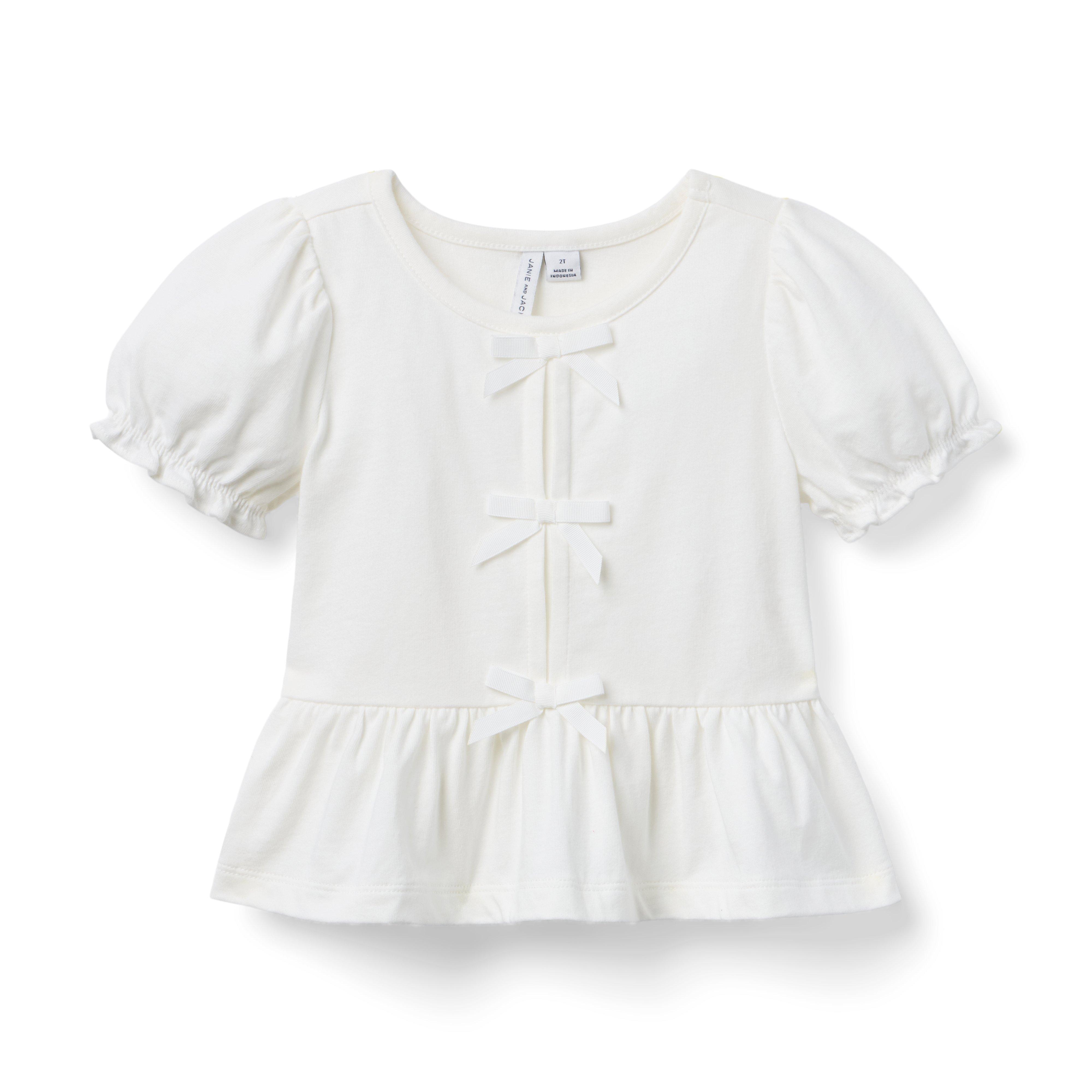 Bow Peplum Top