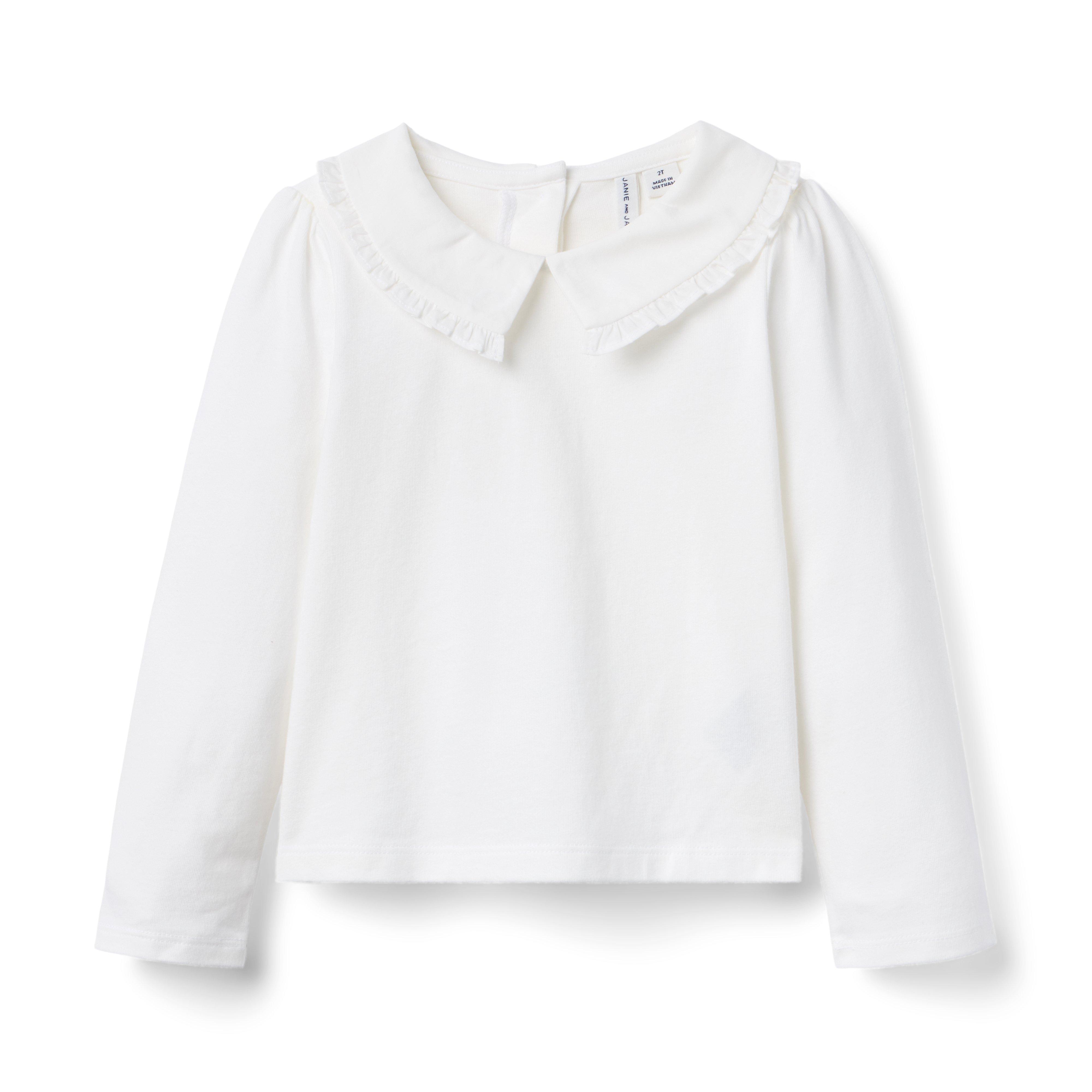 Ruffle Collar Top