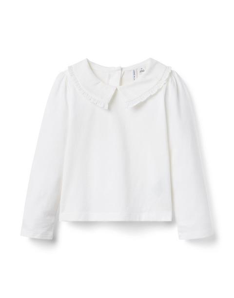 Ruffle Collar Top