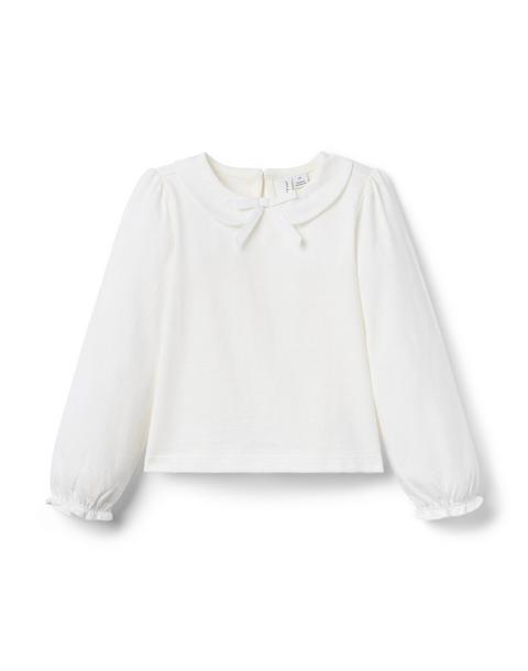 Bow Collared Top