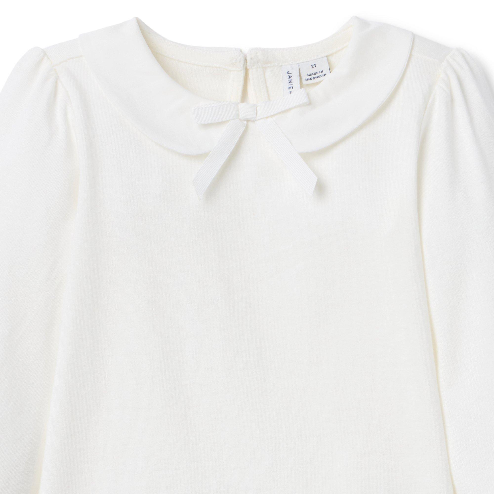 Bow Collared Top image number 1