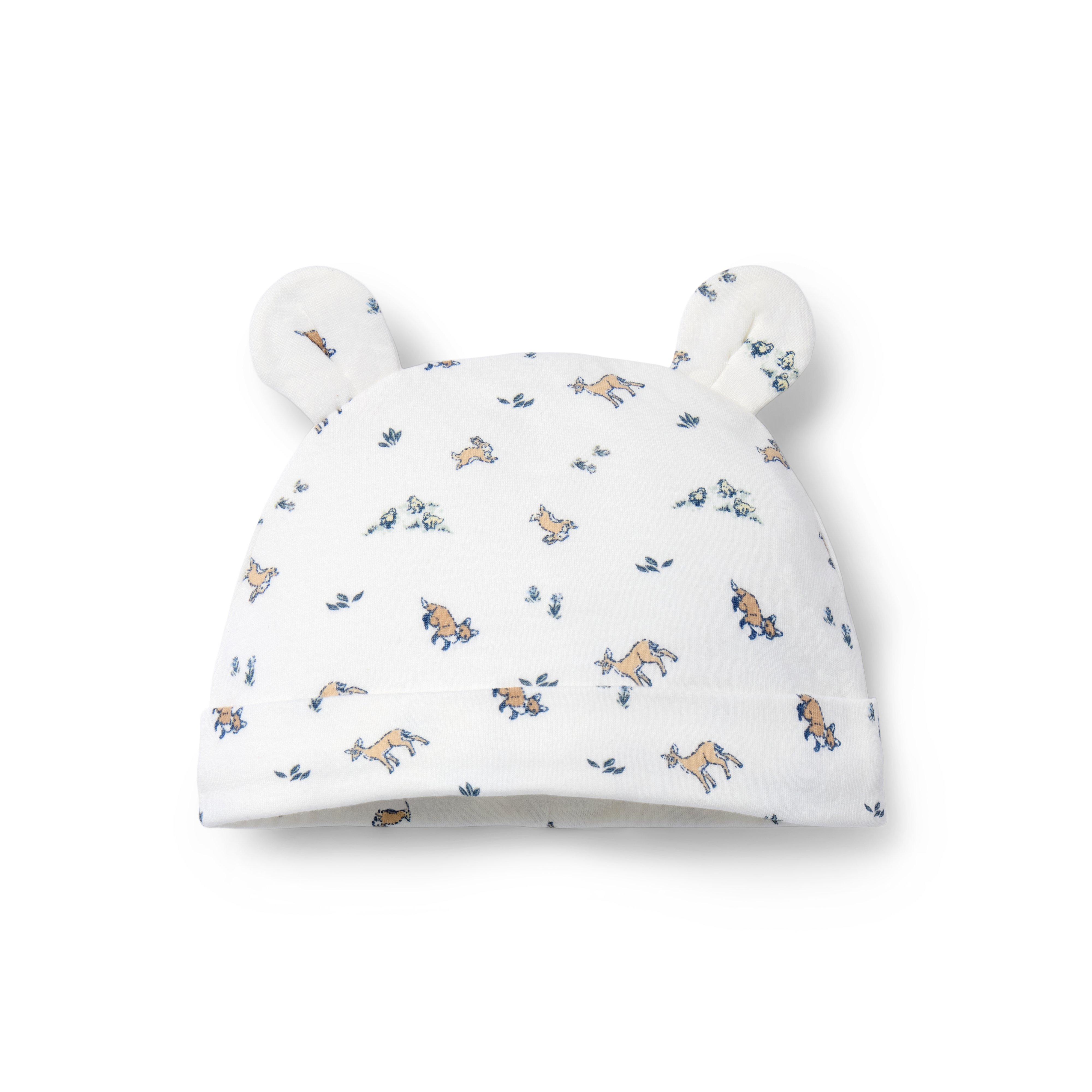 Baby Woodland Friends Bear Ear Beanie
