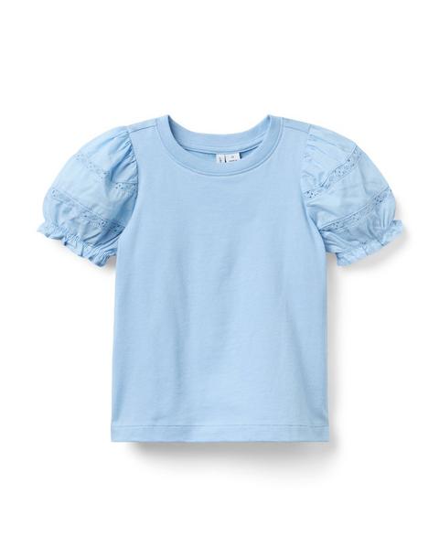 Lace Puff Sleeve Top