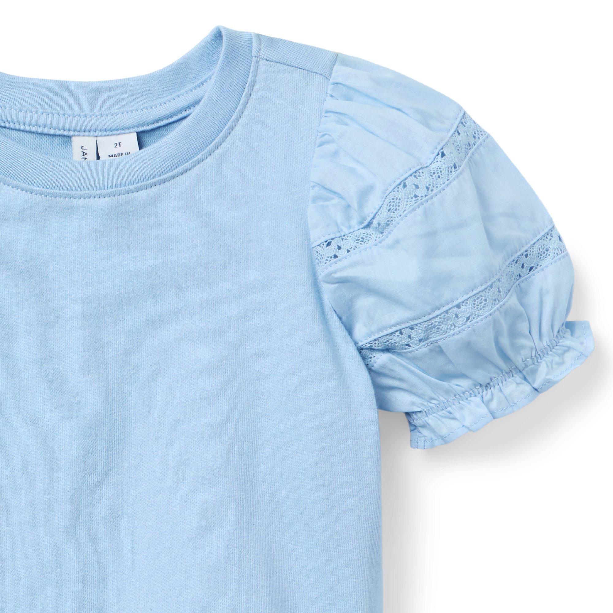 Lace Puff Sleeve Top image number 1
