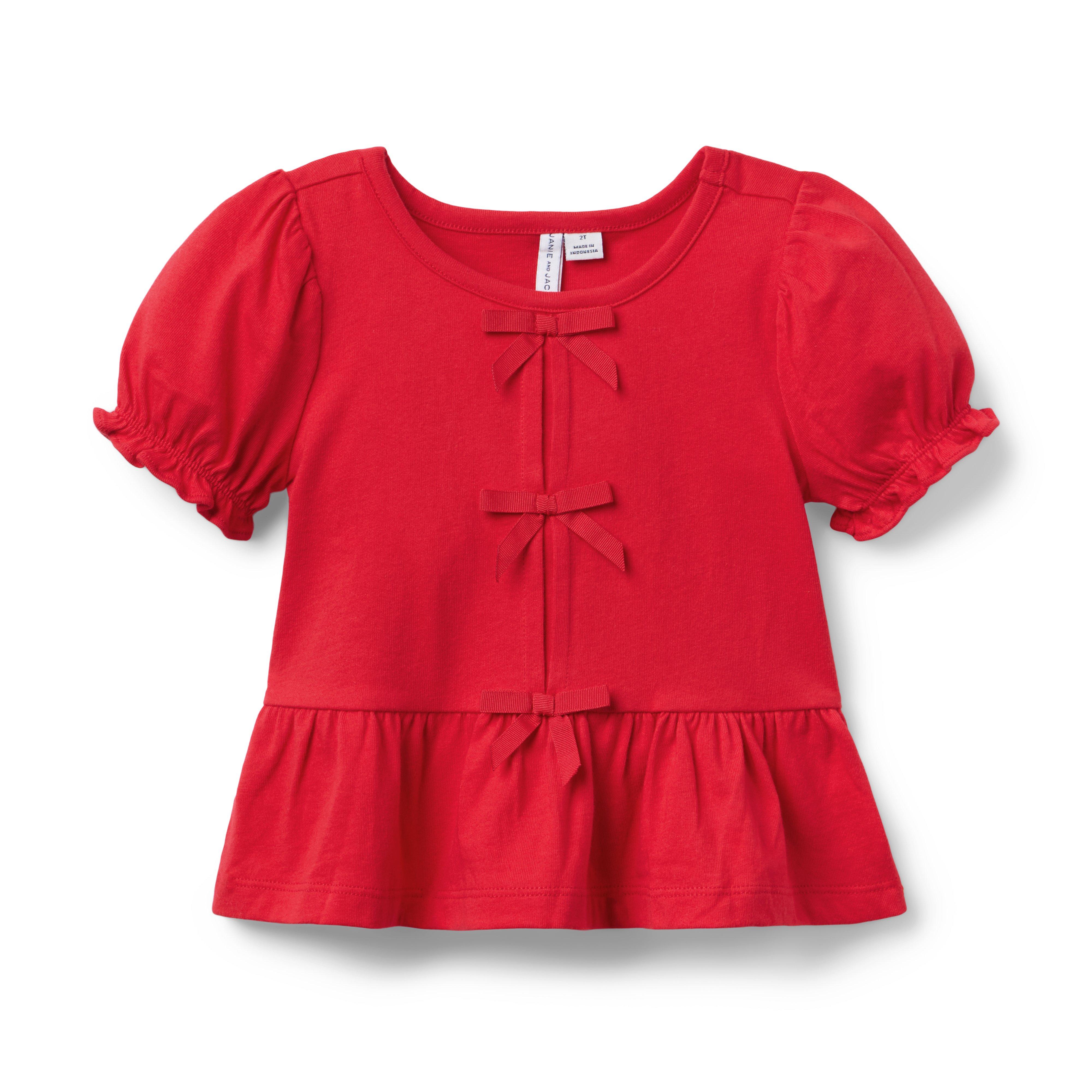 Bow Peplum Top