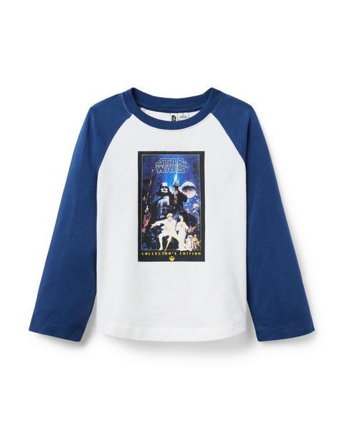 STAR WARS Raglan Baseball Tee - Jet Ivory