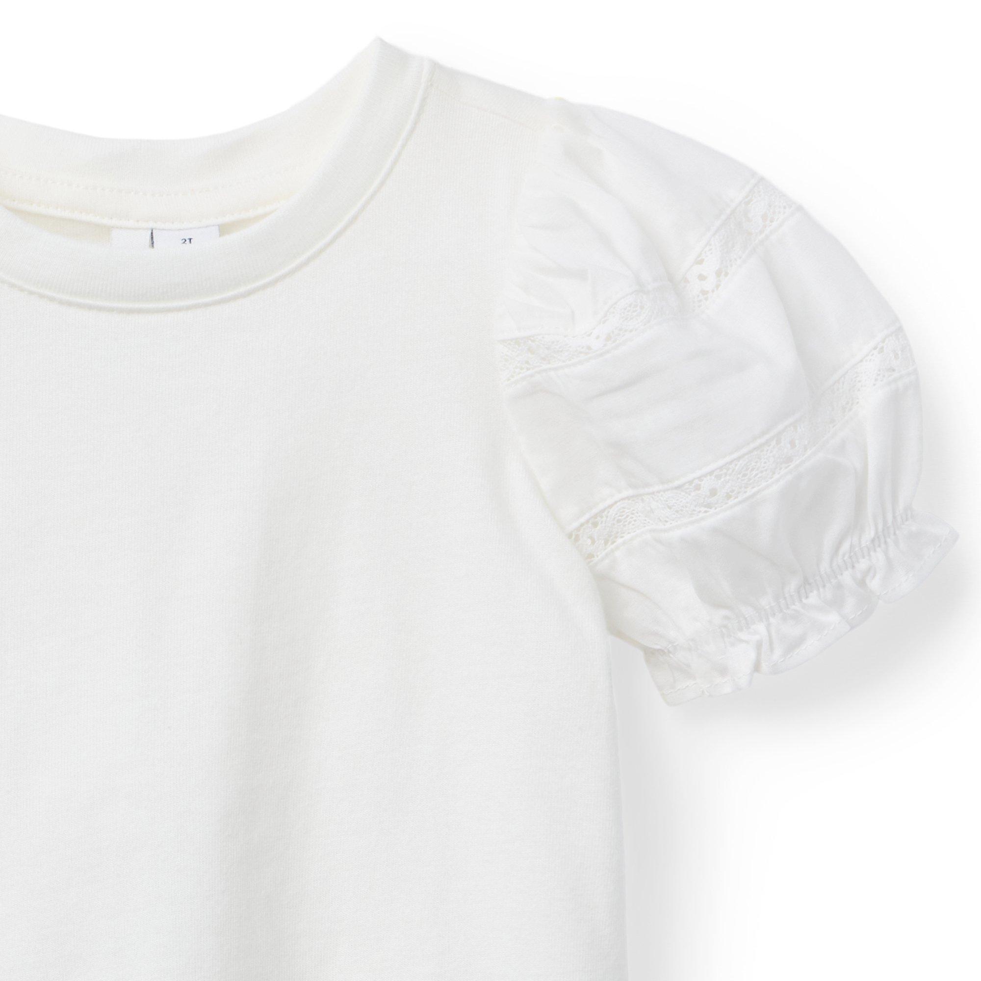 Lace Puff Sleeve Top image number 1