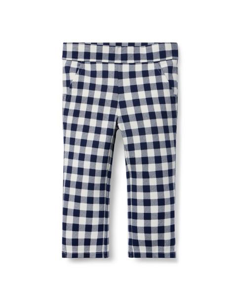 Gingham Ponte Pant