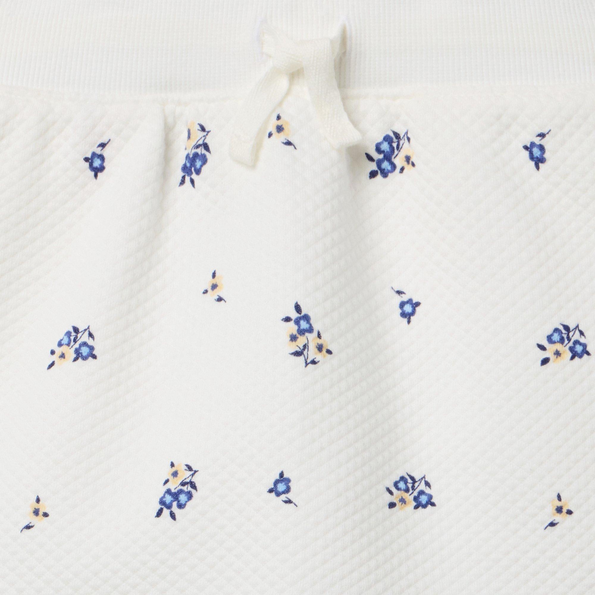 Quilted Floral Skirt image number 1