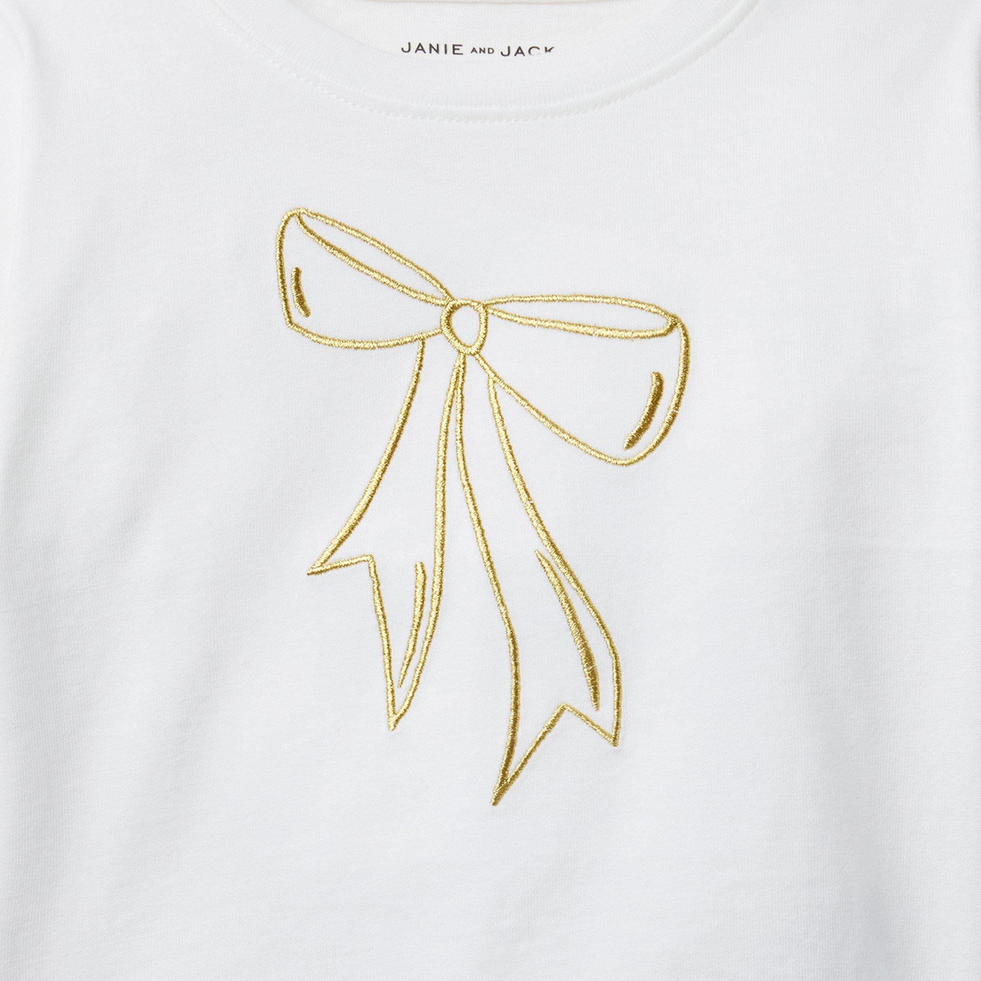 Embroidered Bow Top image number 1
