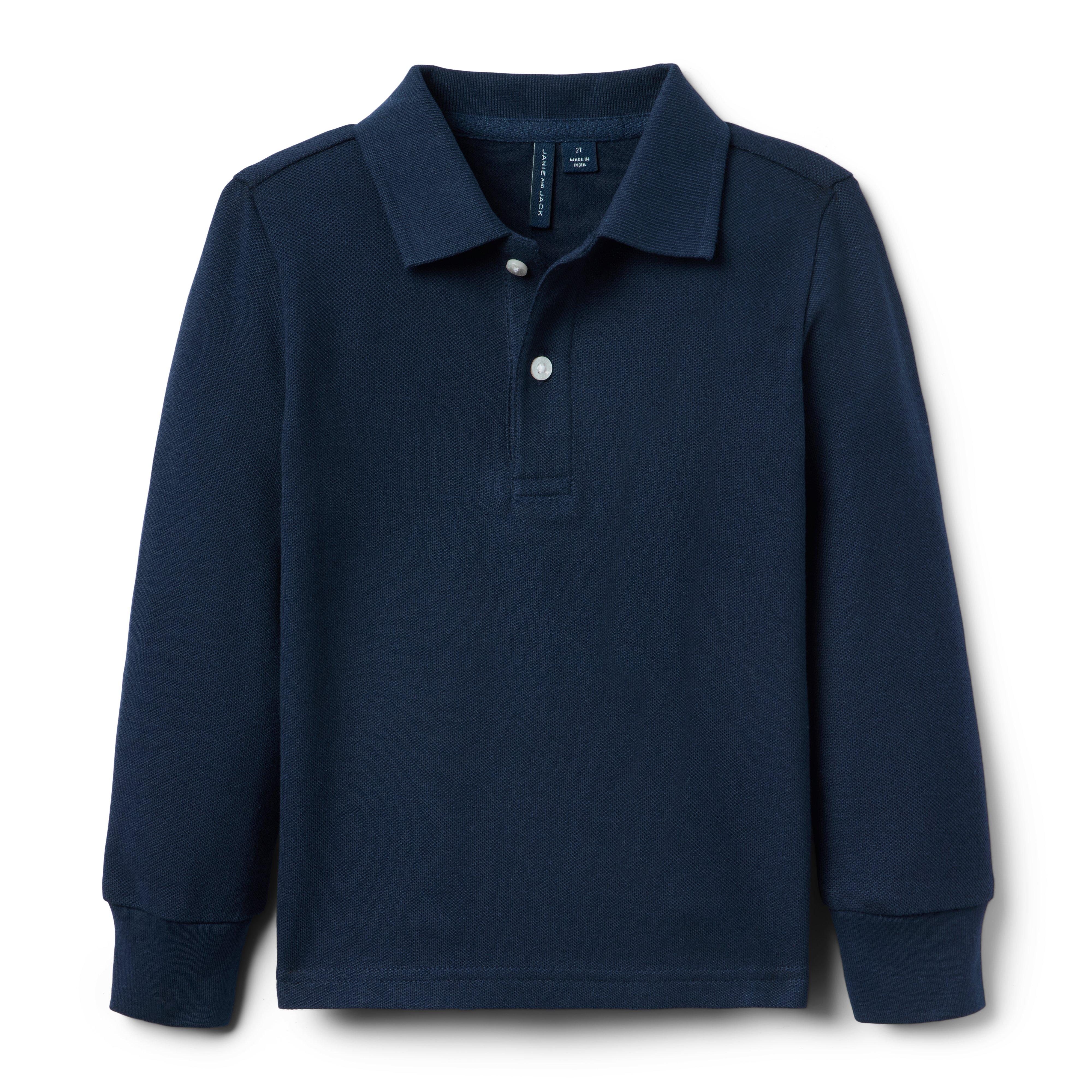 The Long Sleeve Pique Polo