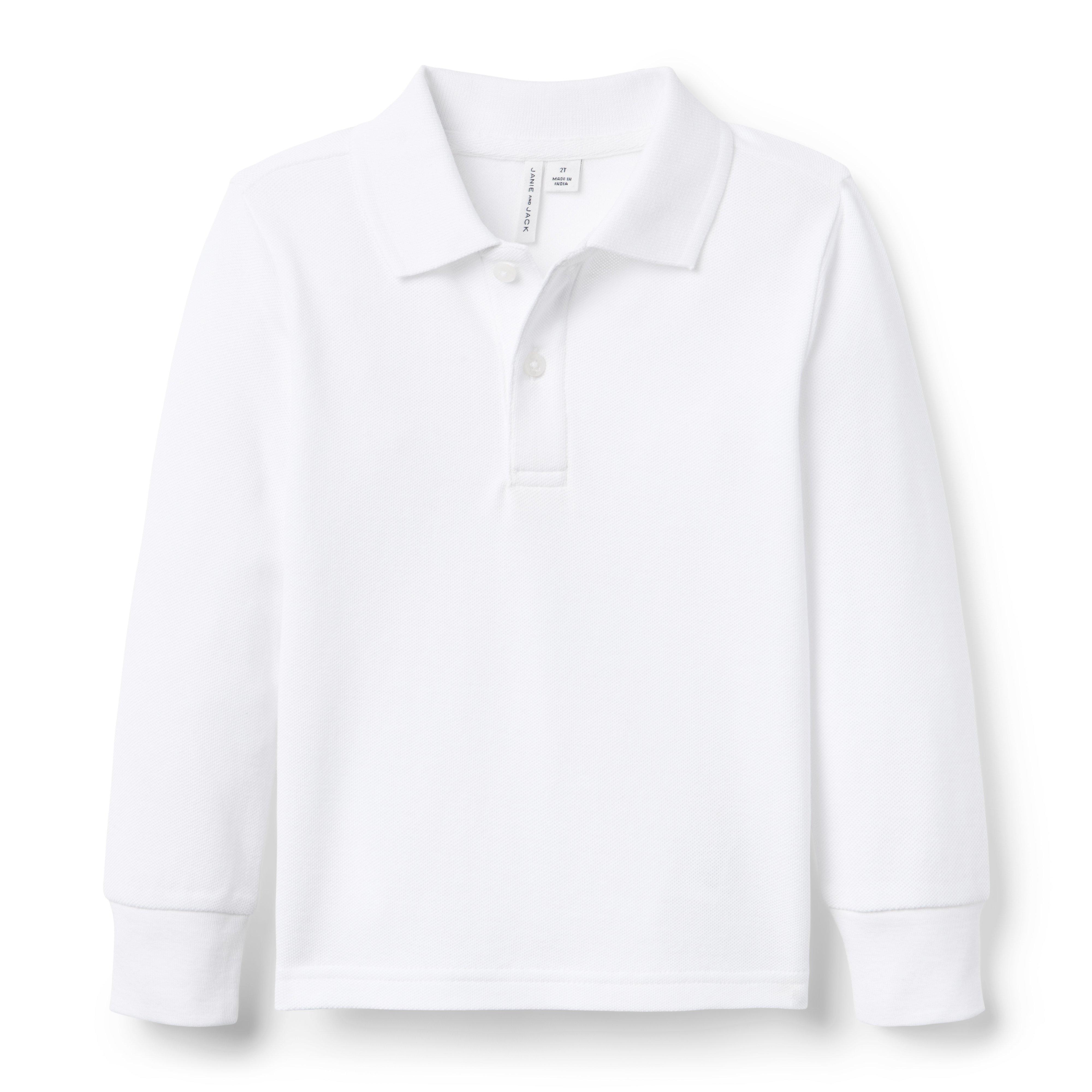 The Long Sleeve Pique Polo
