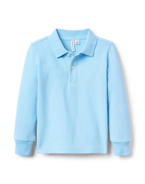 The Long Sleeve Pique Polo