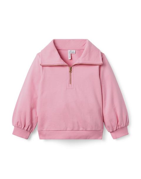 French Terry Half Zip Sweatshirt