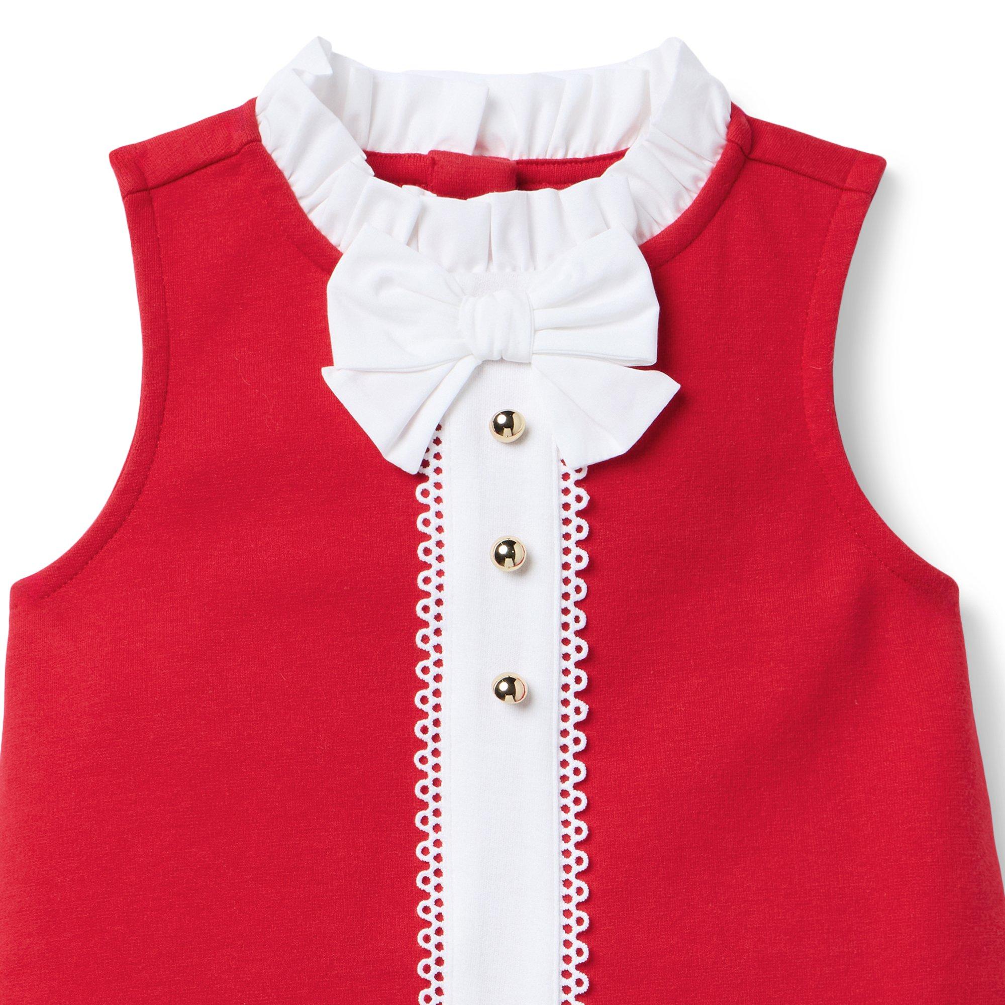 Lace Trim Ponte Dress image number 1