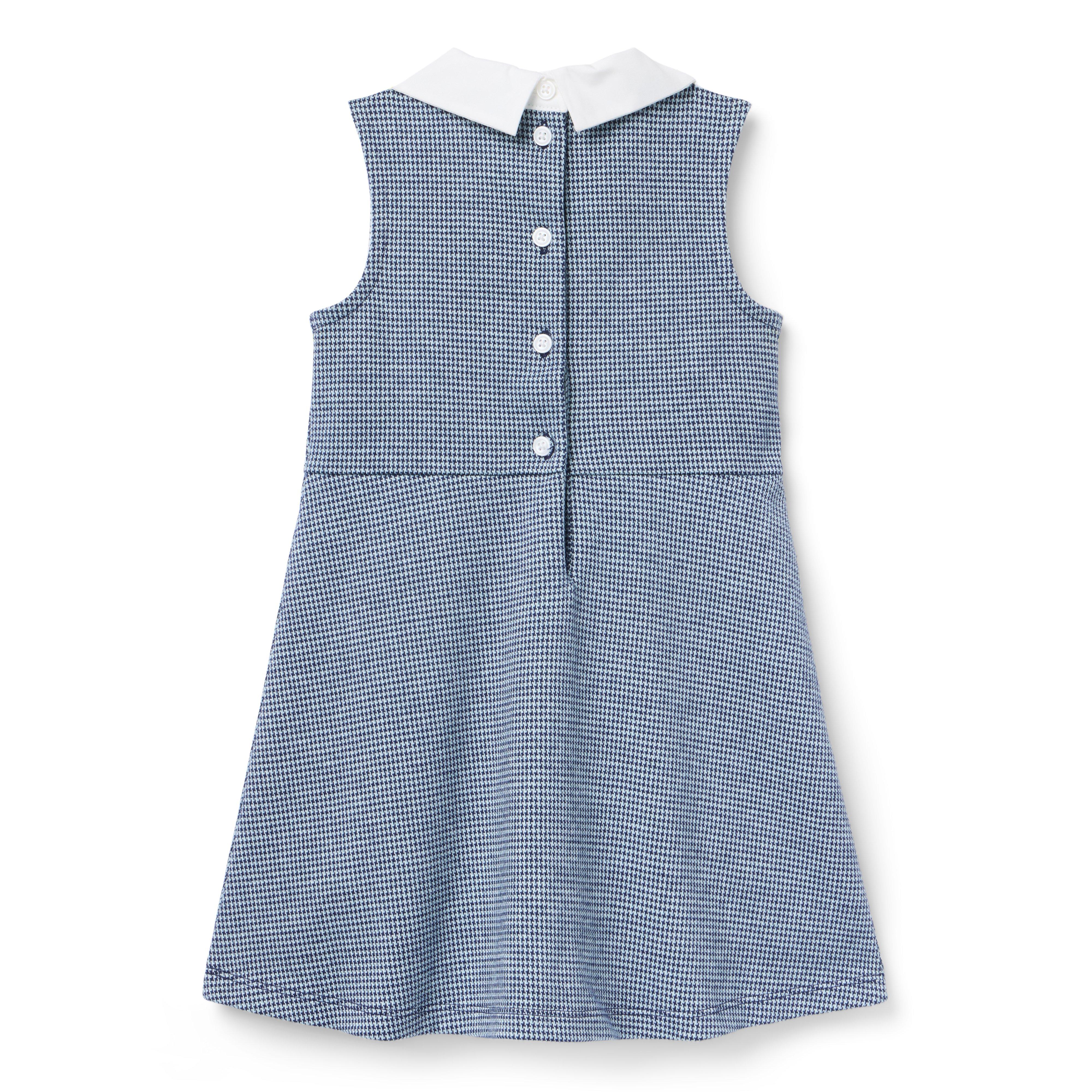 Houndstooth Collared Dress image number 2