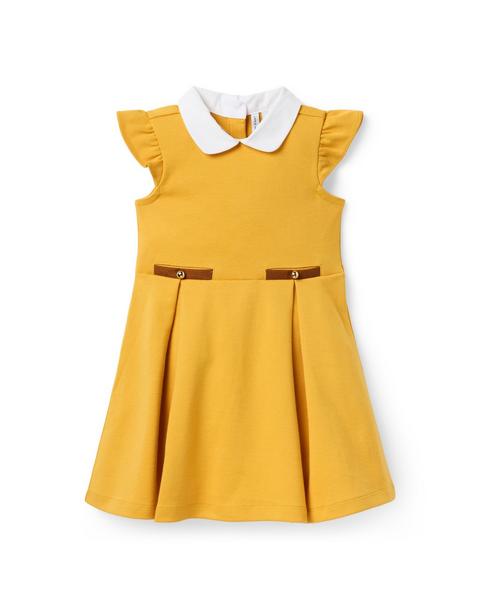 Flutter Sleeve Ponte Dress