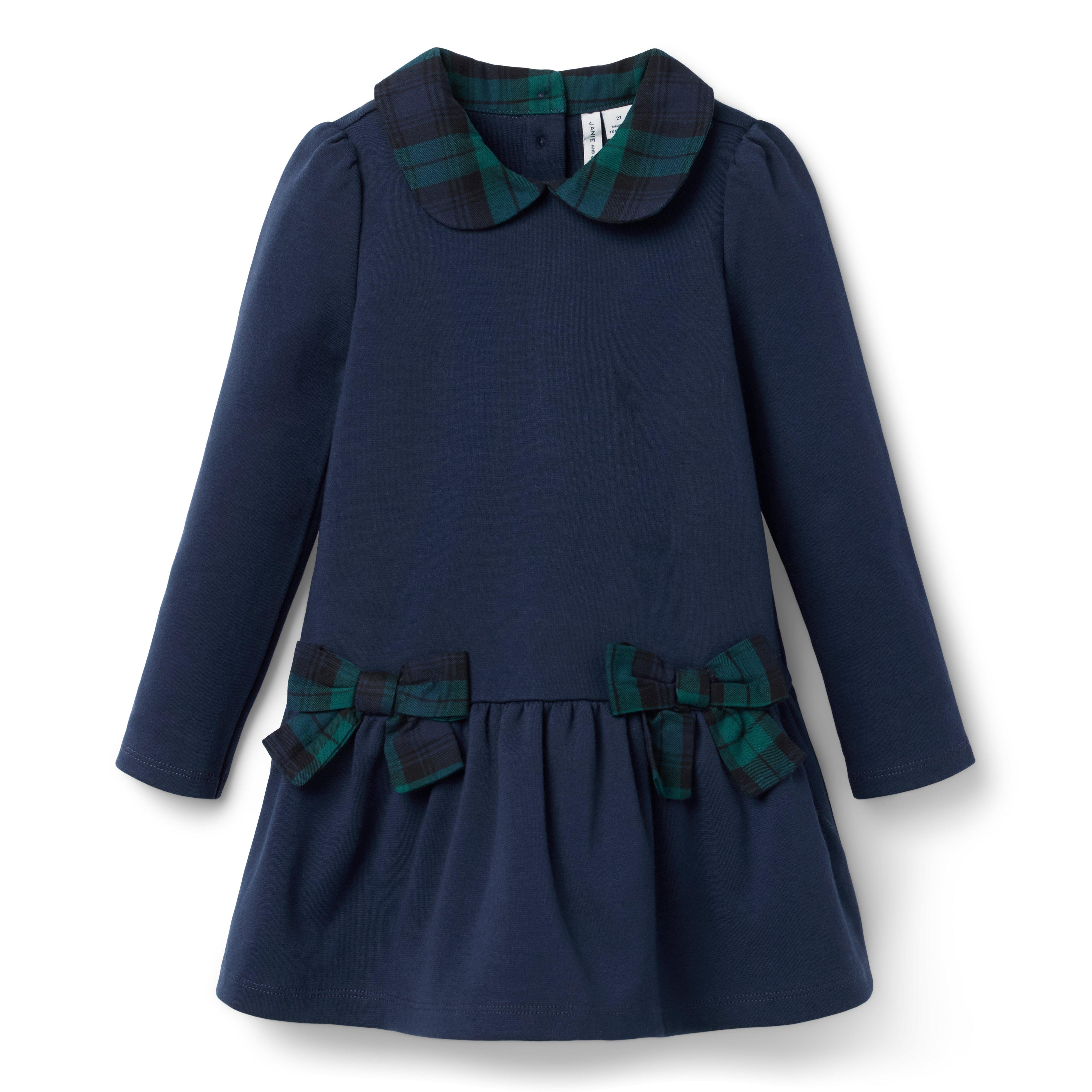 Tartan Bow Ponte Dress