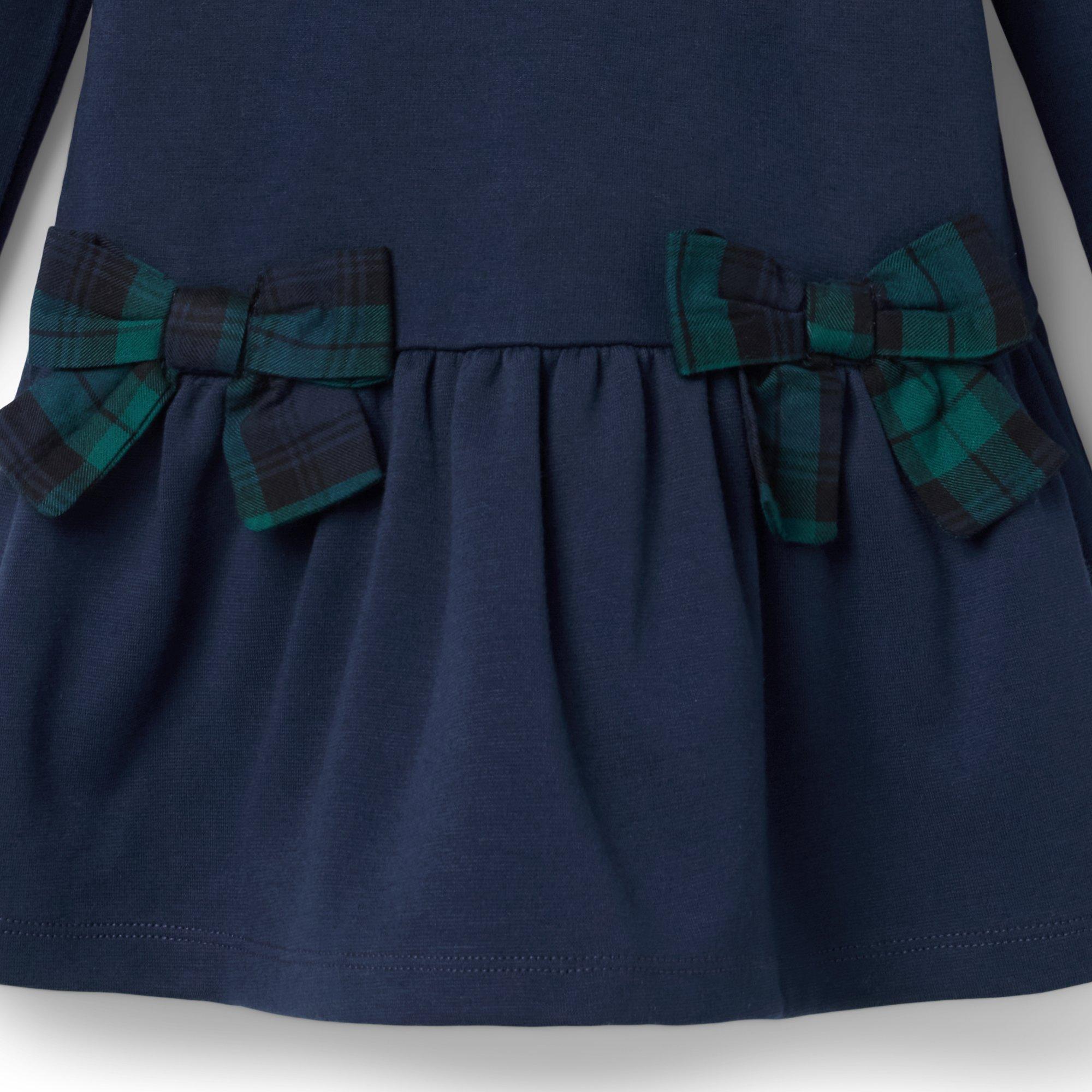 Tartan Bow Ponte Dress image number 1