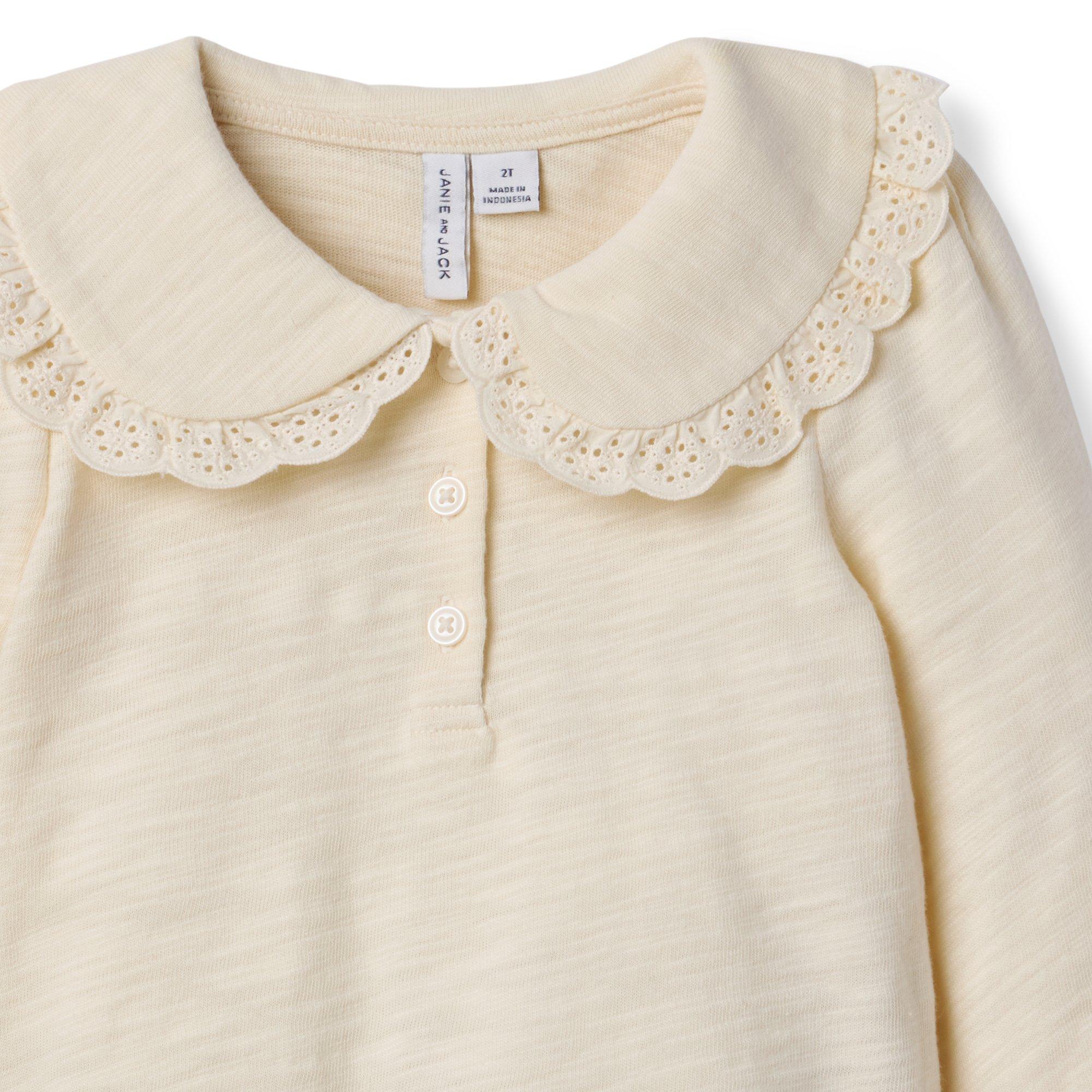 Lace Collared Top image number 1