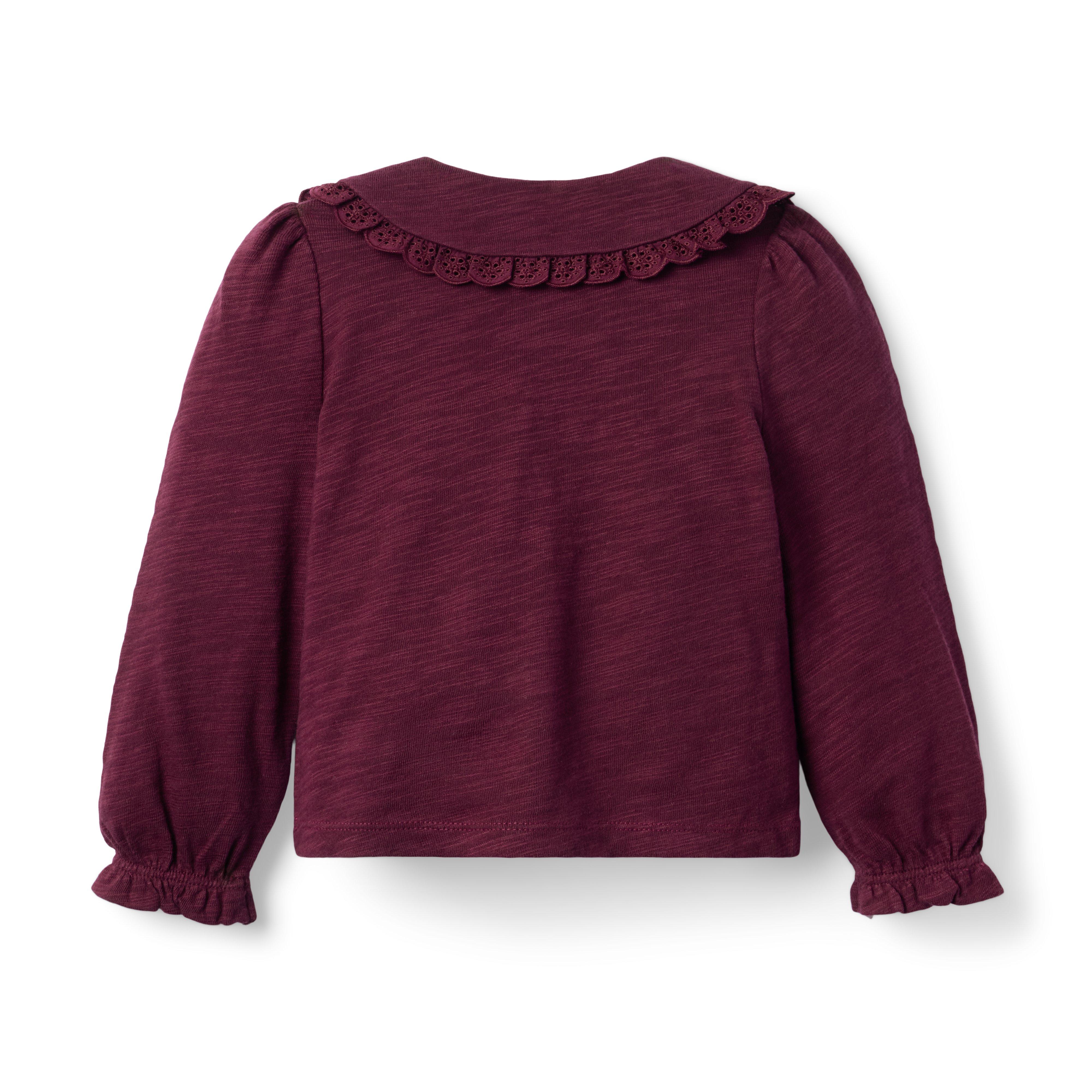 Lace Collared Top image number 2