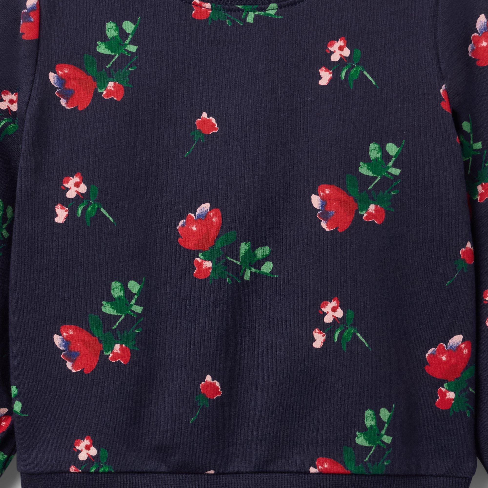 Floral French Terry Sweatshirt image number 1