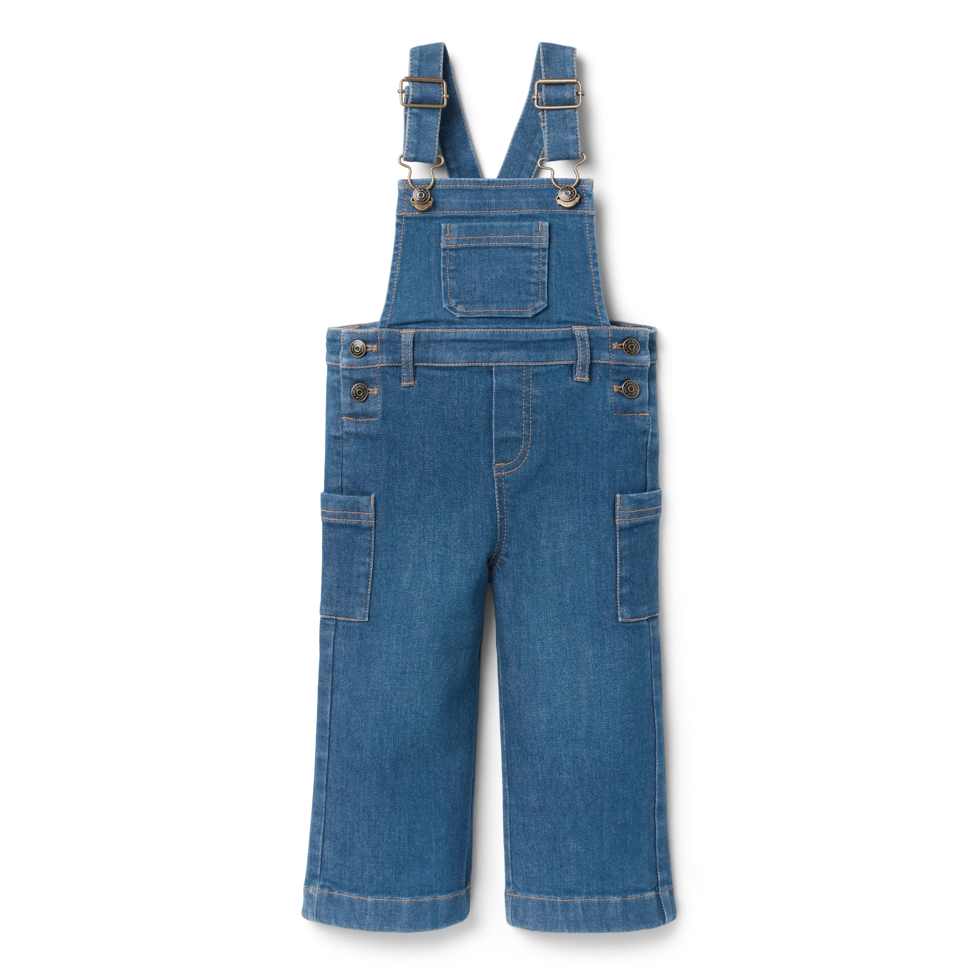 Denim Overall In Medium Wash