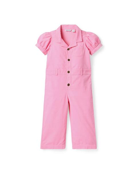 Corduroy Puff Sleeve Jumpsuit