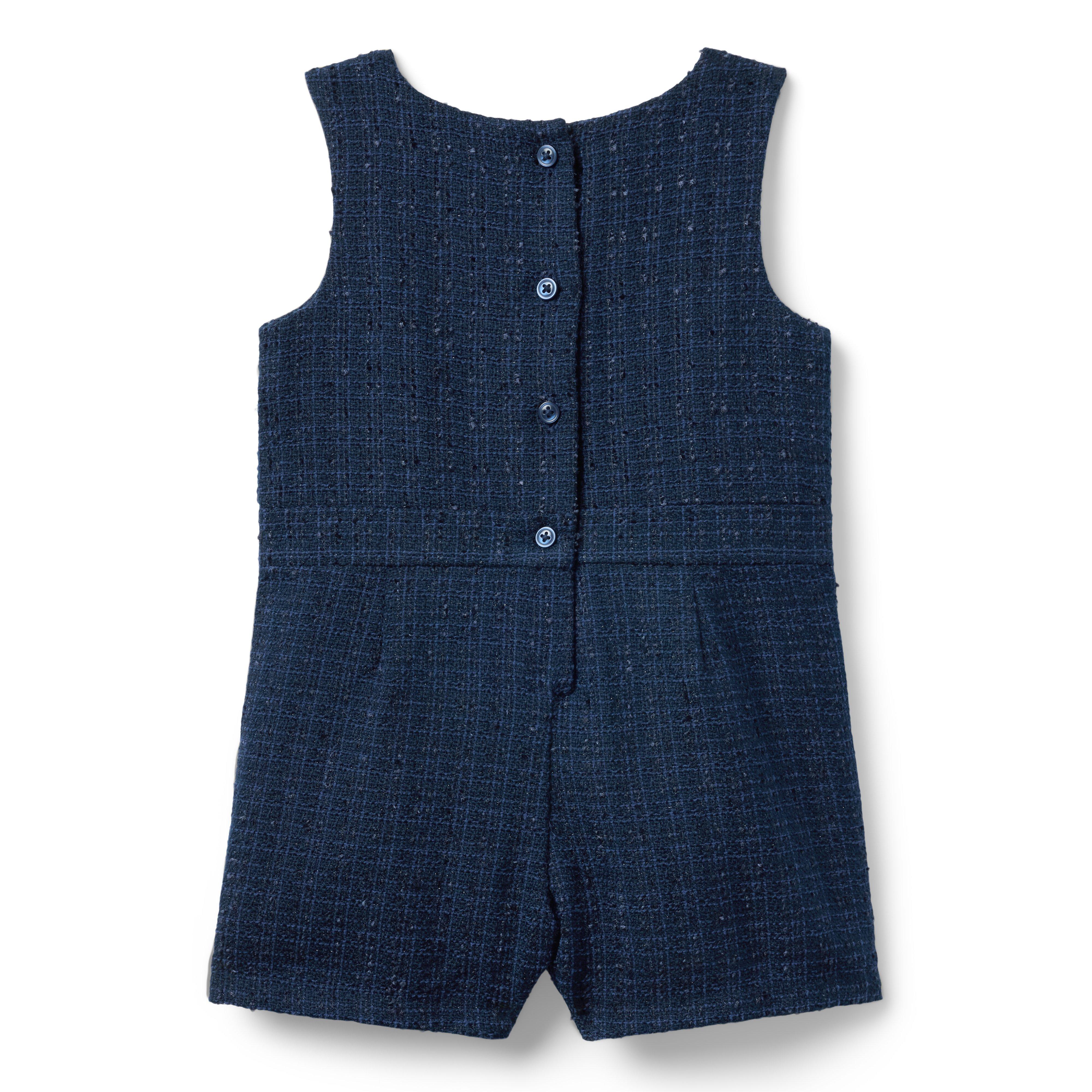 The Equestrian Tweed Romper image number 2