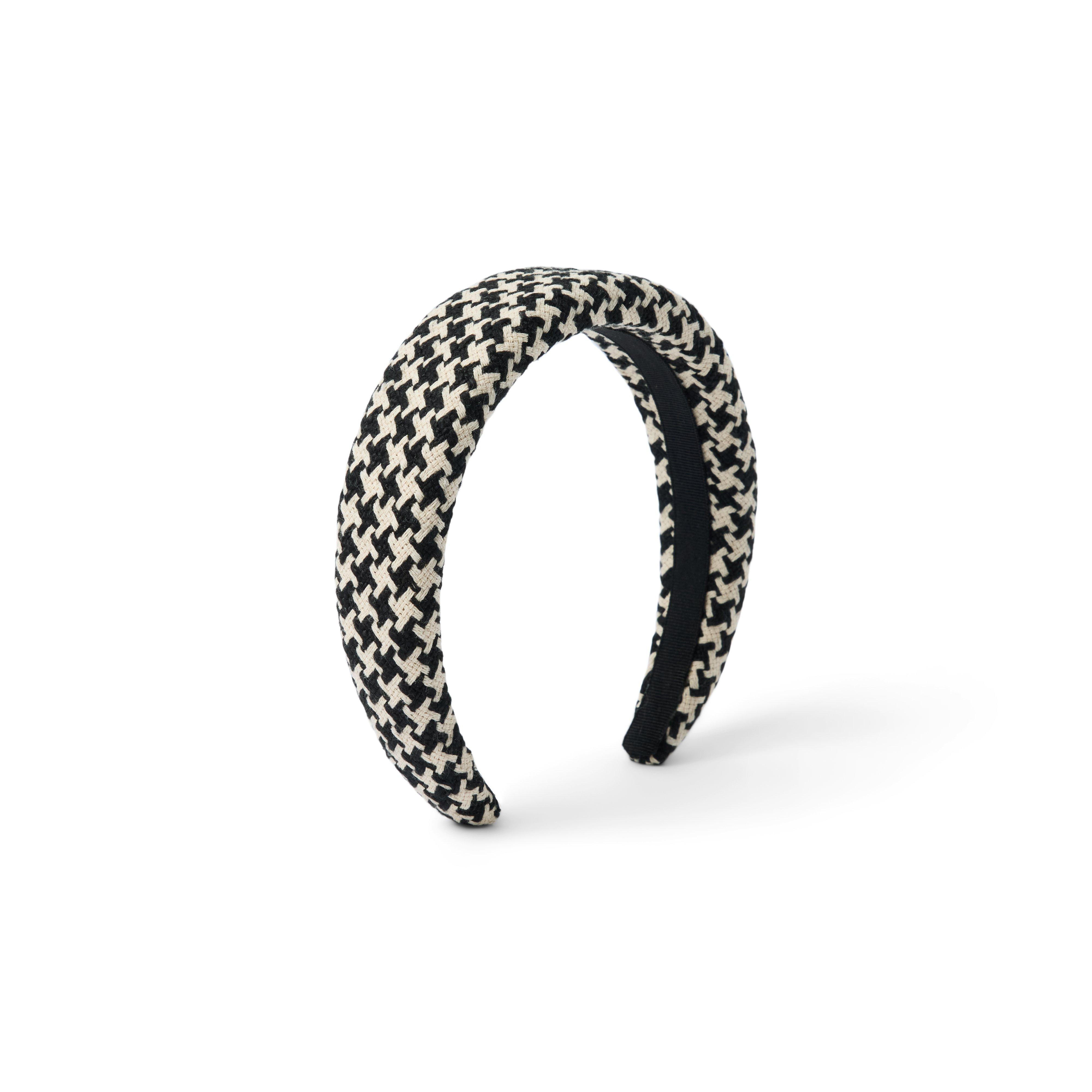 Houndstooth Tweed Headband