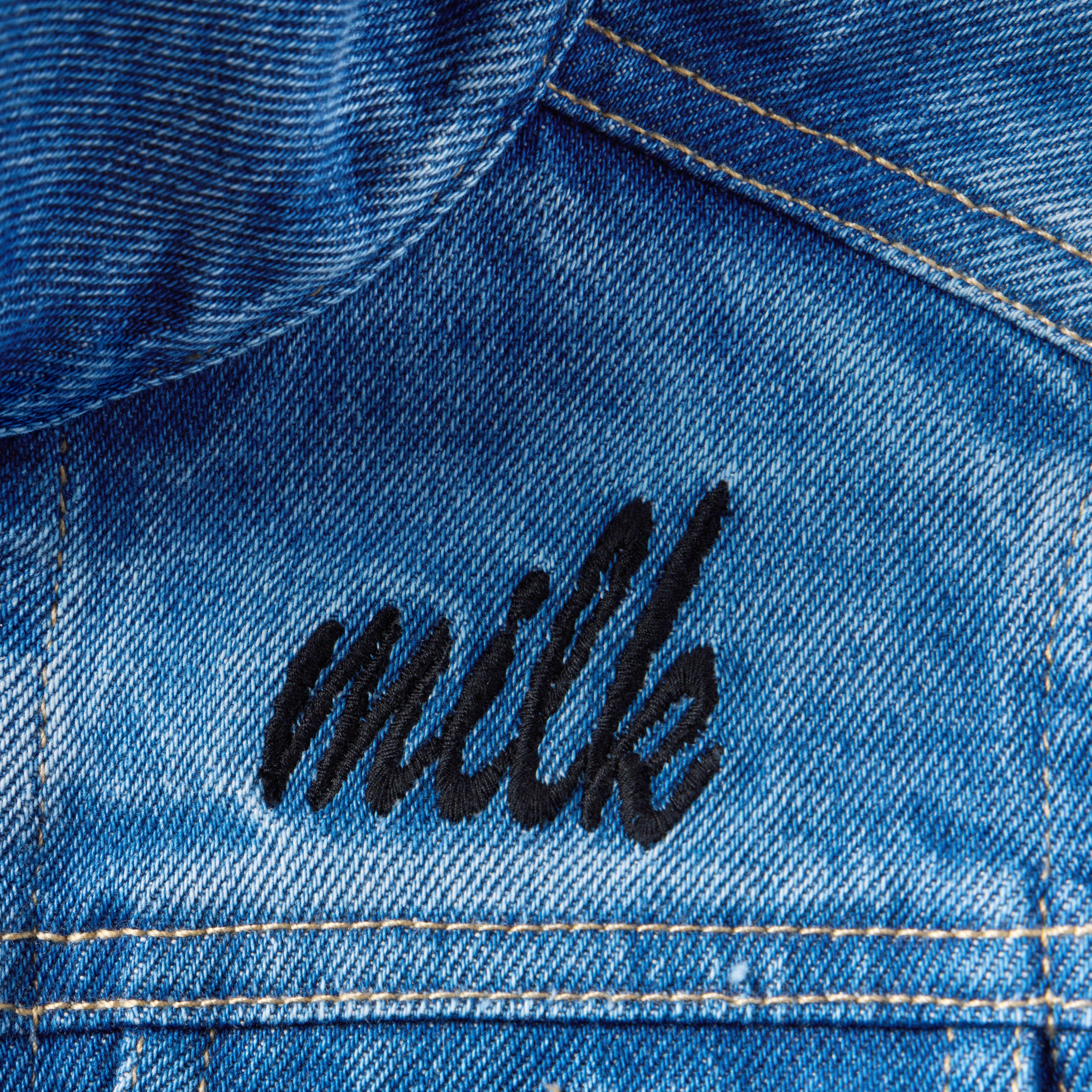Milk Bar x Janie and Jack Denim Trucker Jacket image number 2
