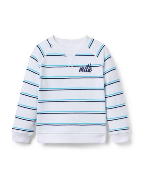 Milk Bar x Janie and Jack Striped Sweatshirt