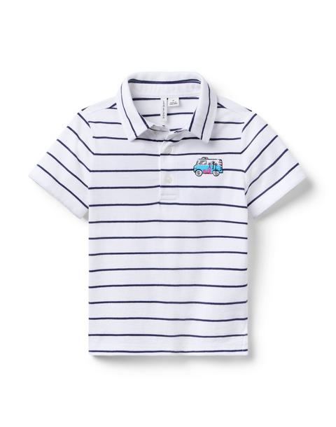 Milk Bar x Janie and Jack Striped Polo