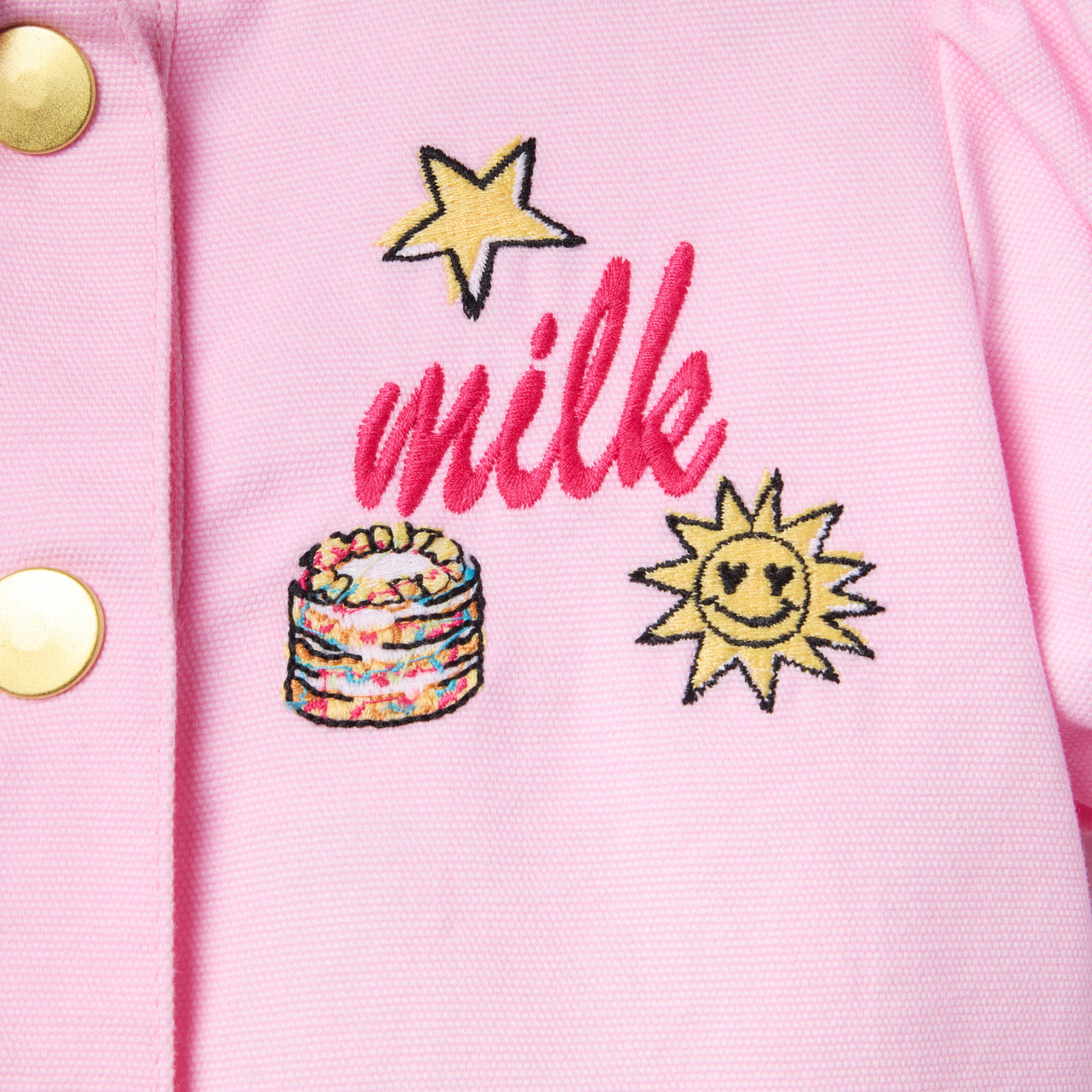 Milk Bar x Janie and Jack Puff Sleeve Romper image number 1