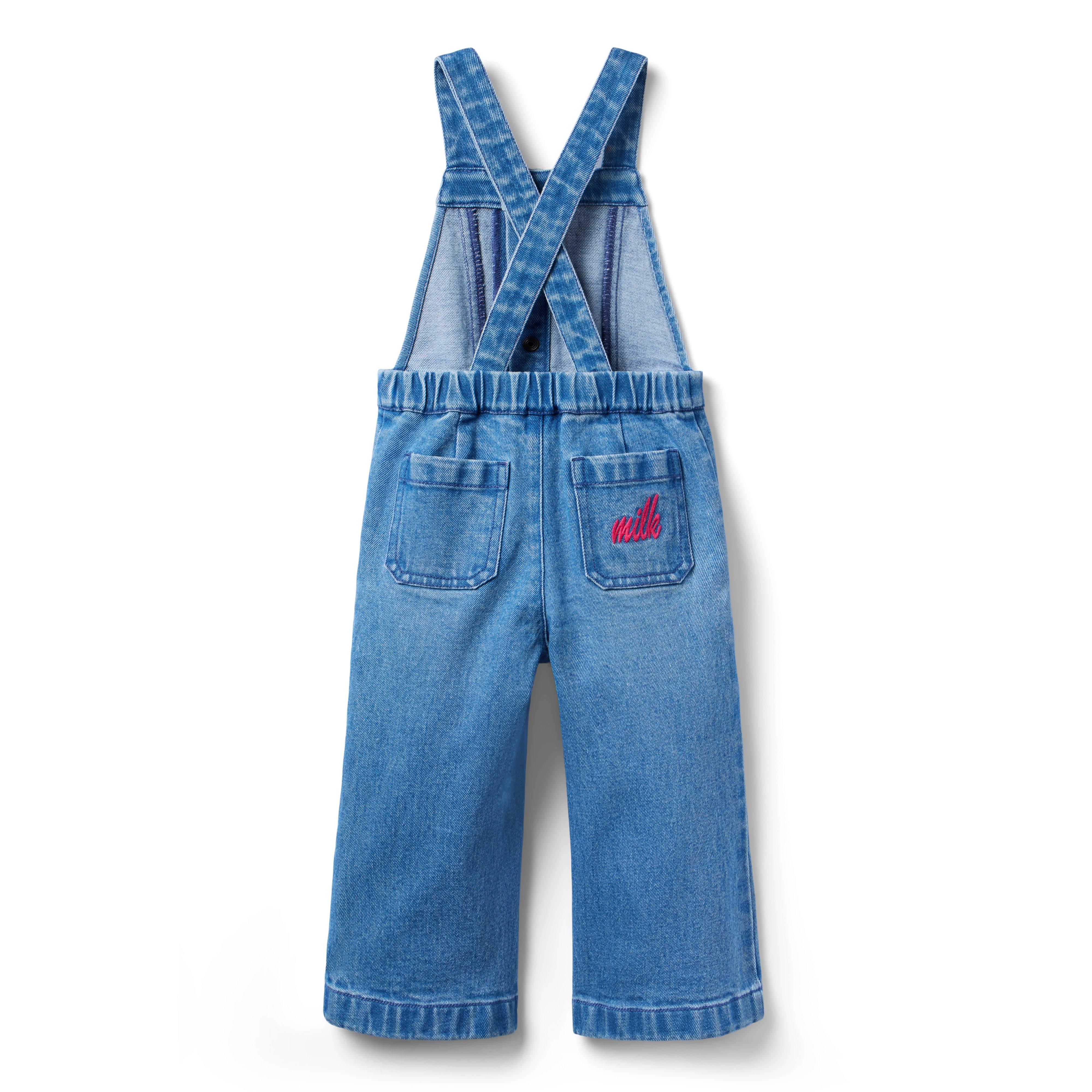Milk Bar x Janie and Jack Denim Overall image number 1