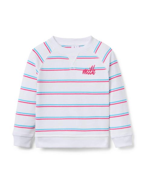 Milk Bar x Janie and Jack Striped Sweatshirt