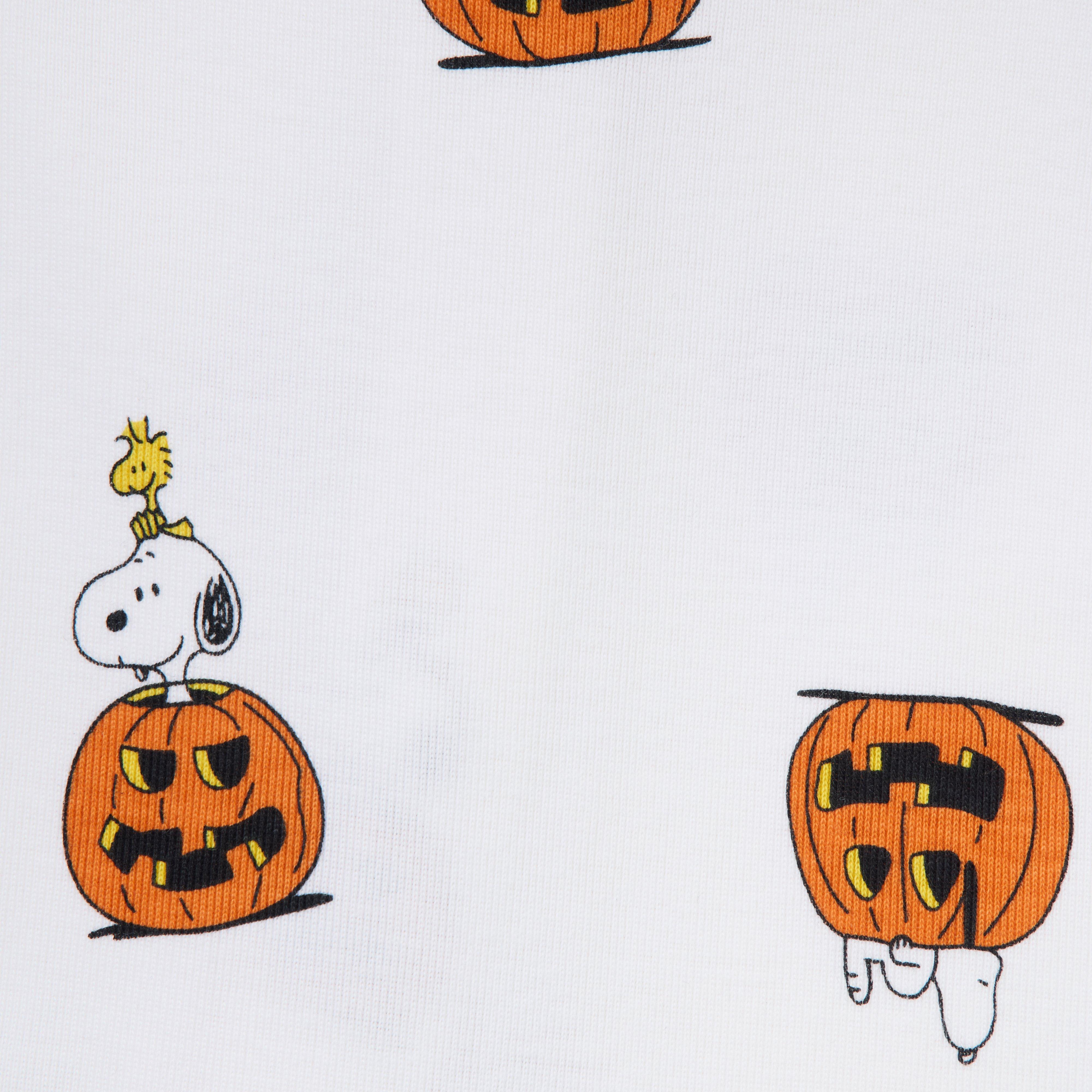 Baby Good Night Footed Pajama In Peanuts Halloween Pumpkin image number 1