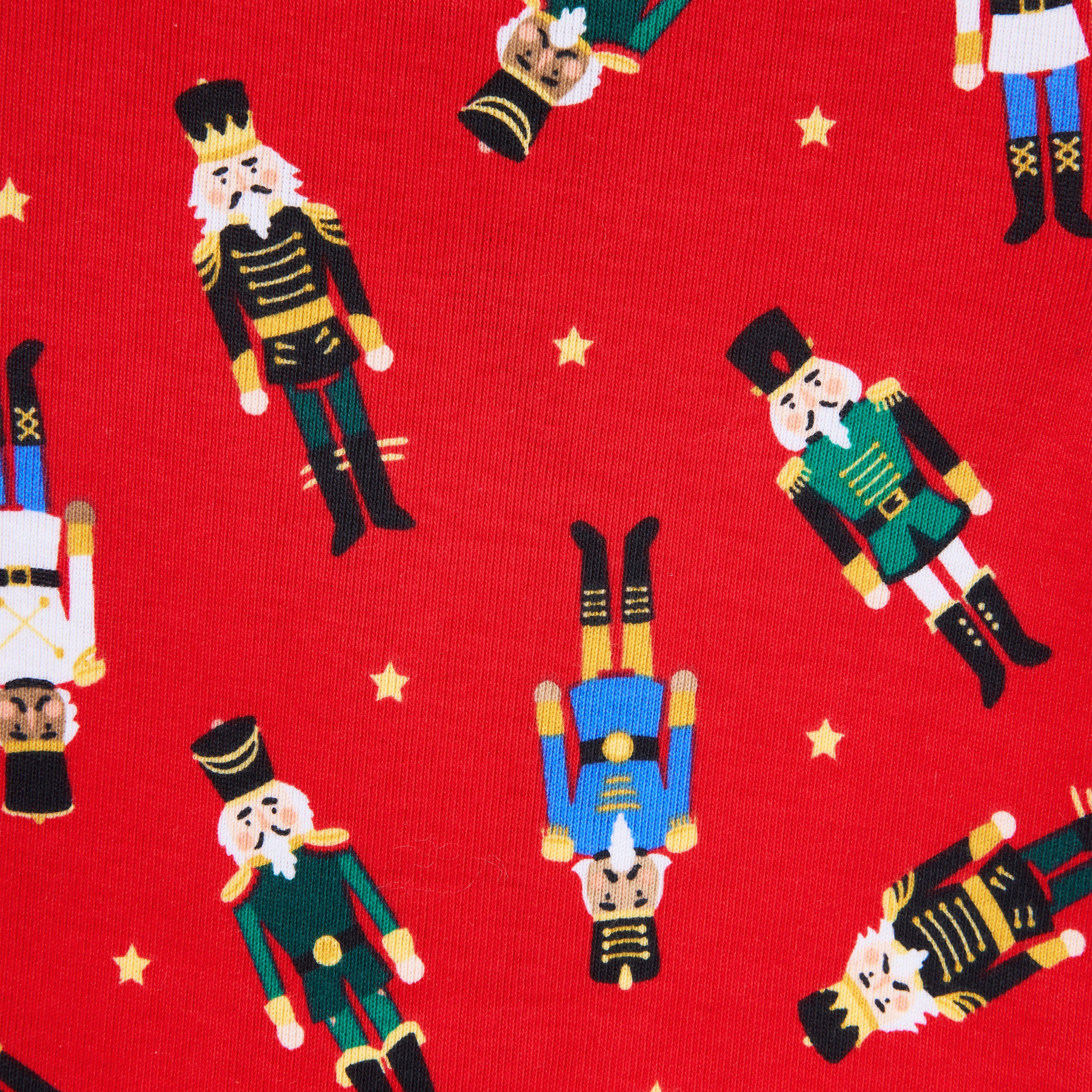 Baby Good Night Footed Pajama In Holiday Nutcracker image number 1