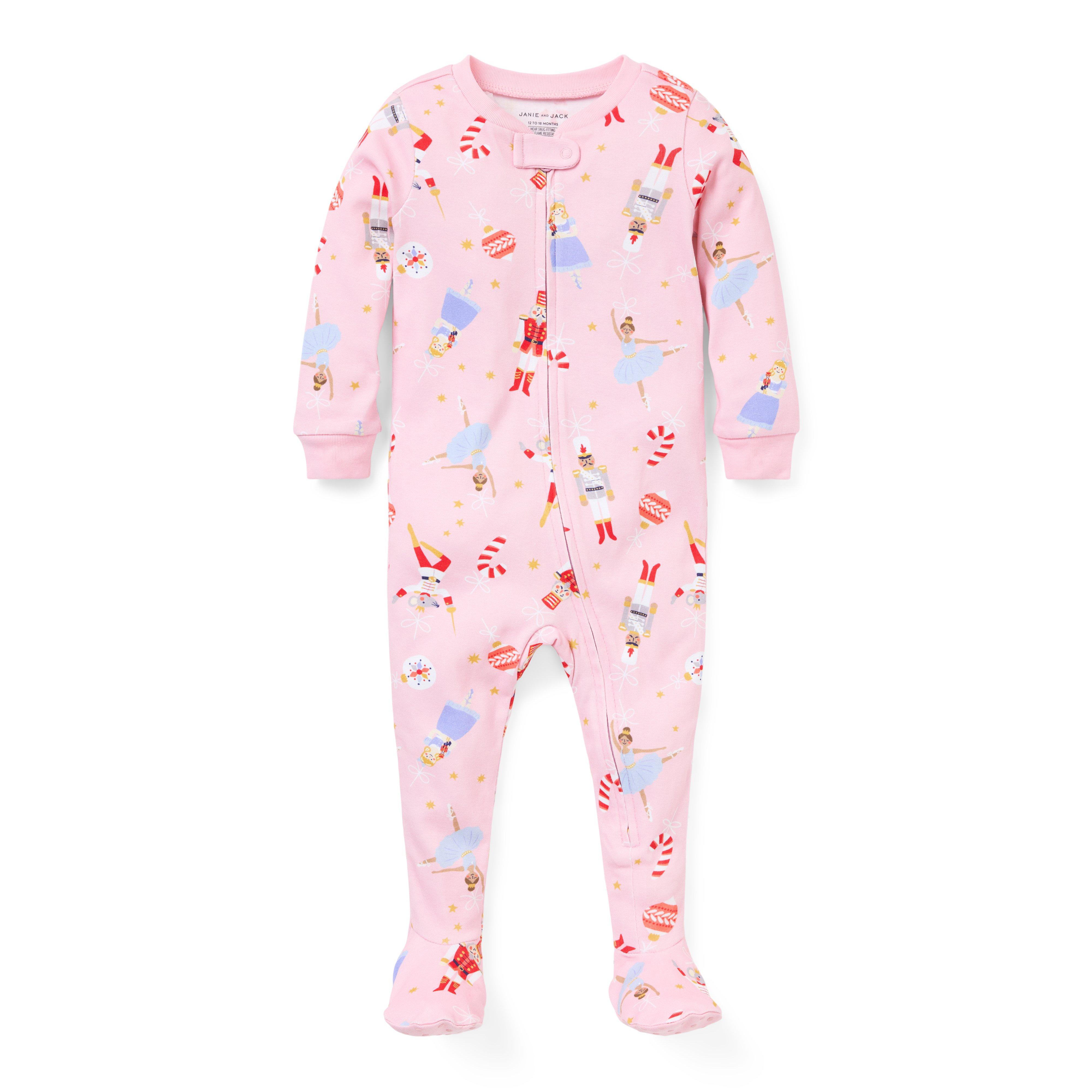 Baby Good Night Footed Pajama In Nutcracker Dreams