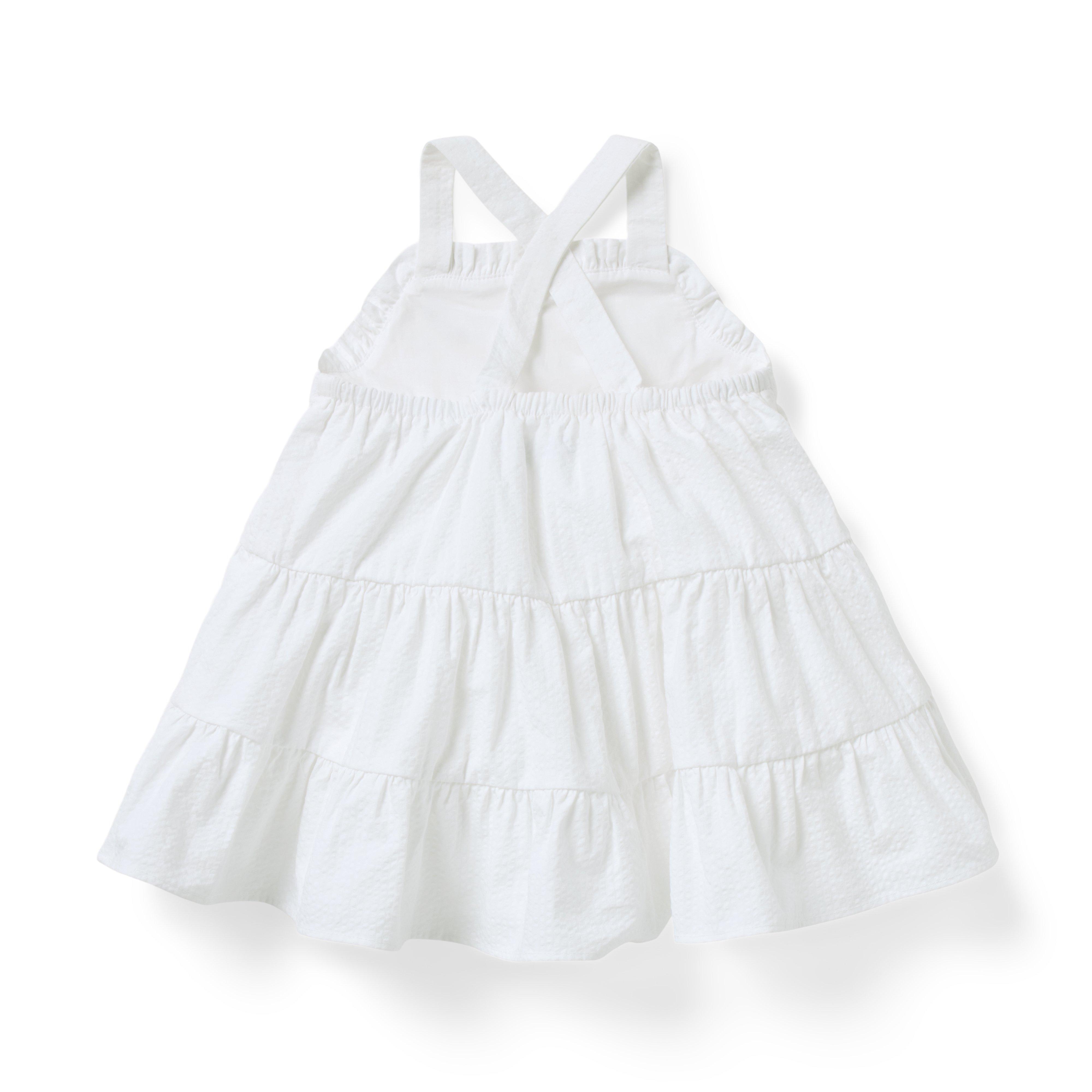 Baby Seersucker Tiered Dress image number 1