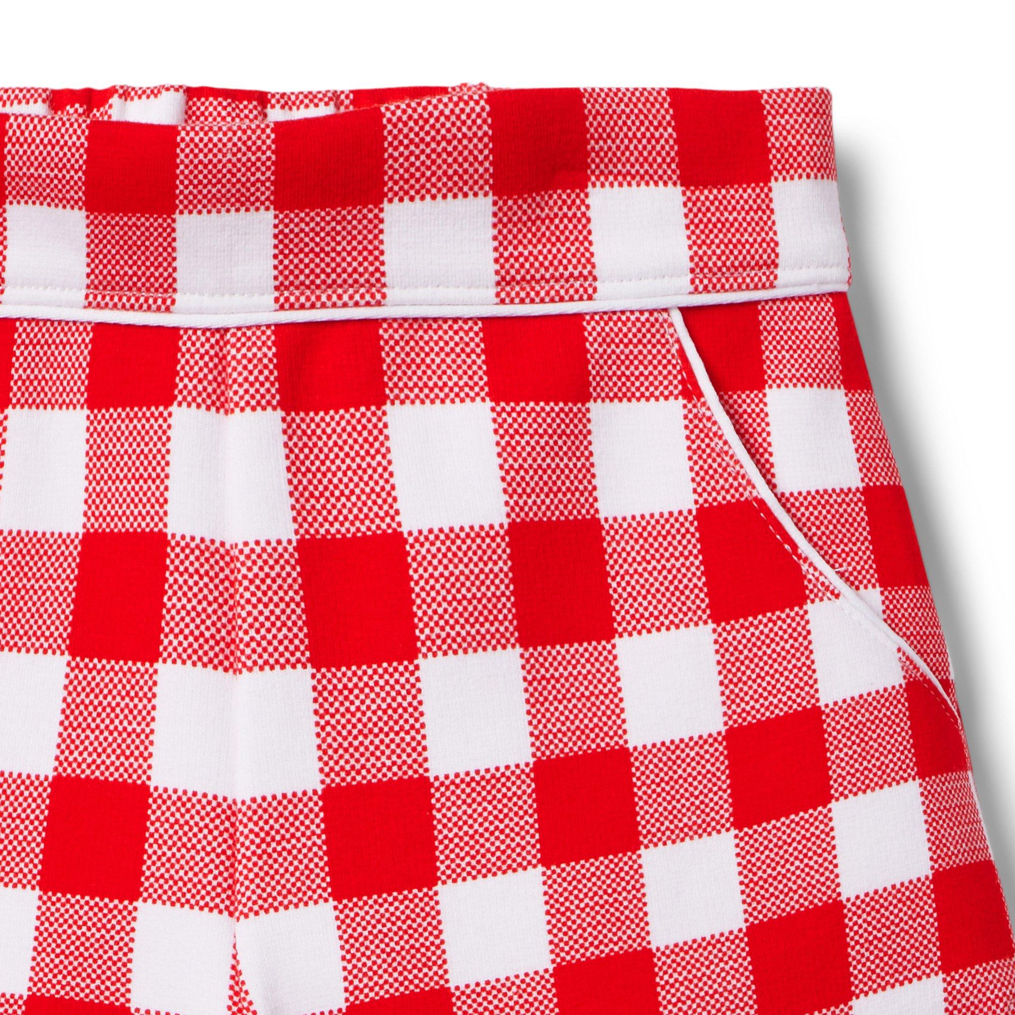 Gingham Ponte Short image number 2