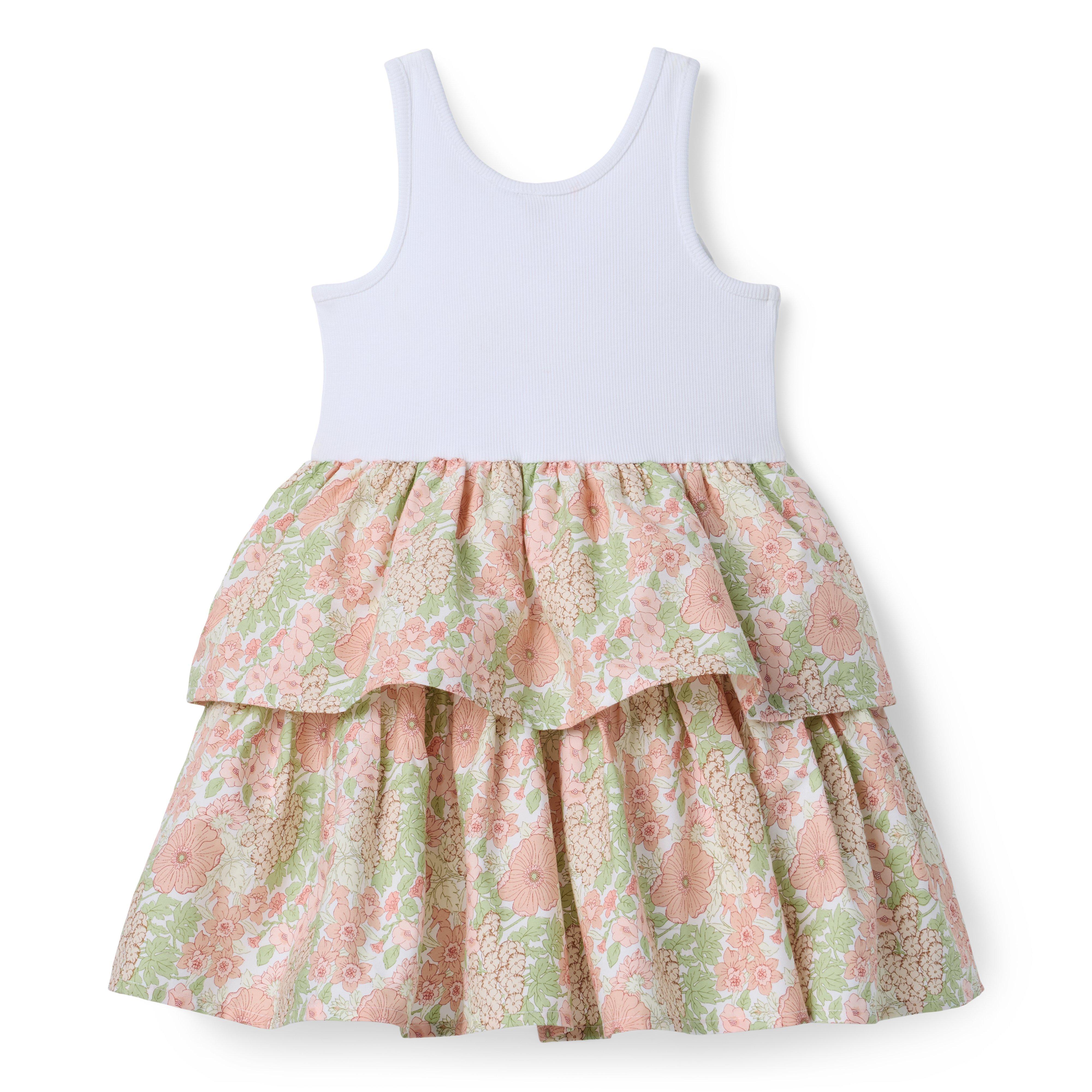 Ditsy Floral Tiered Dress image number 1