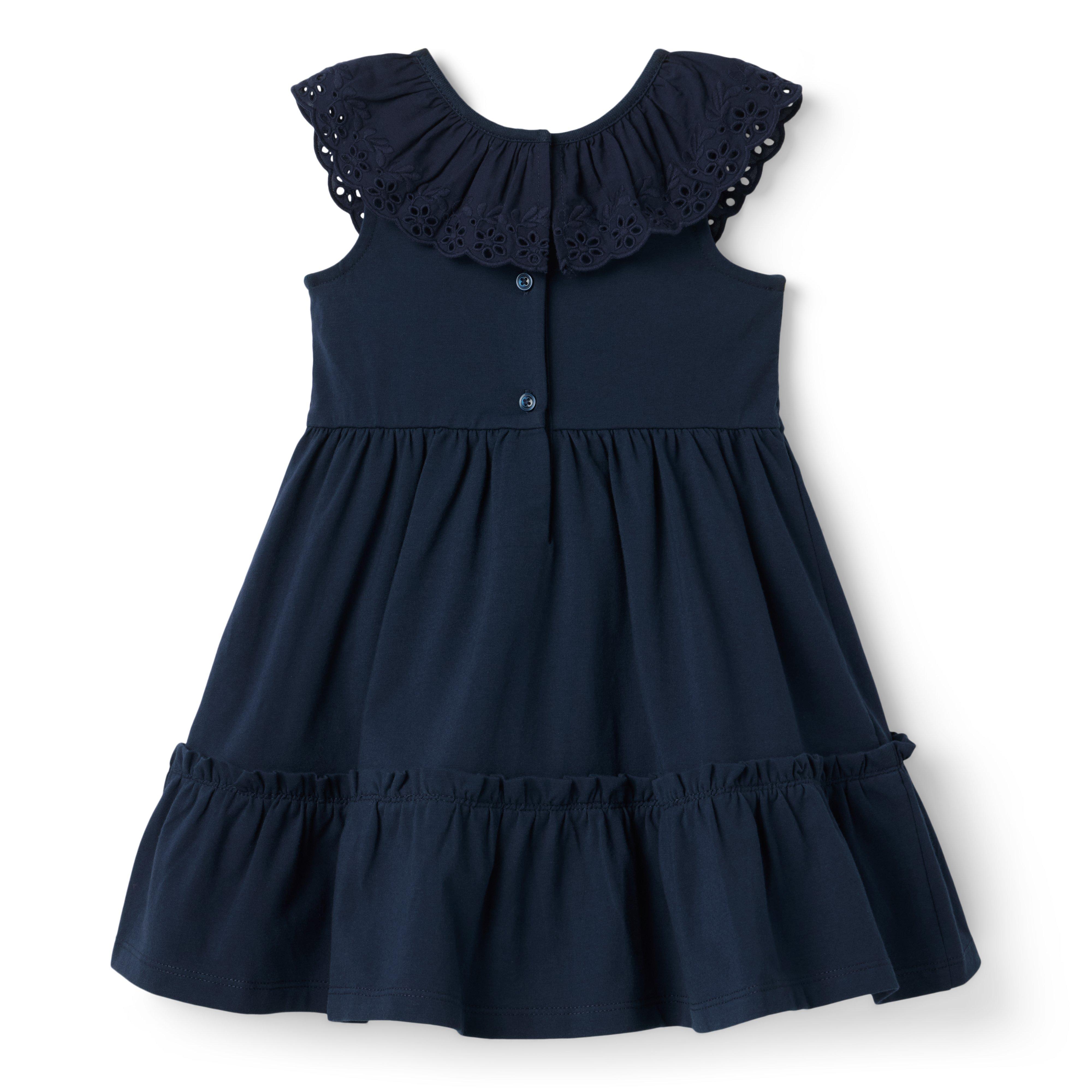 Eyelet Ruffle Dress image number 1