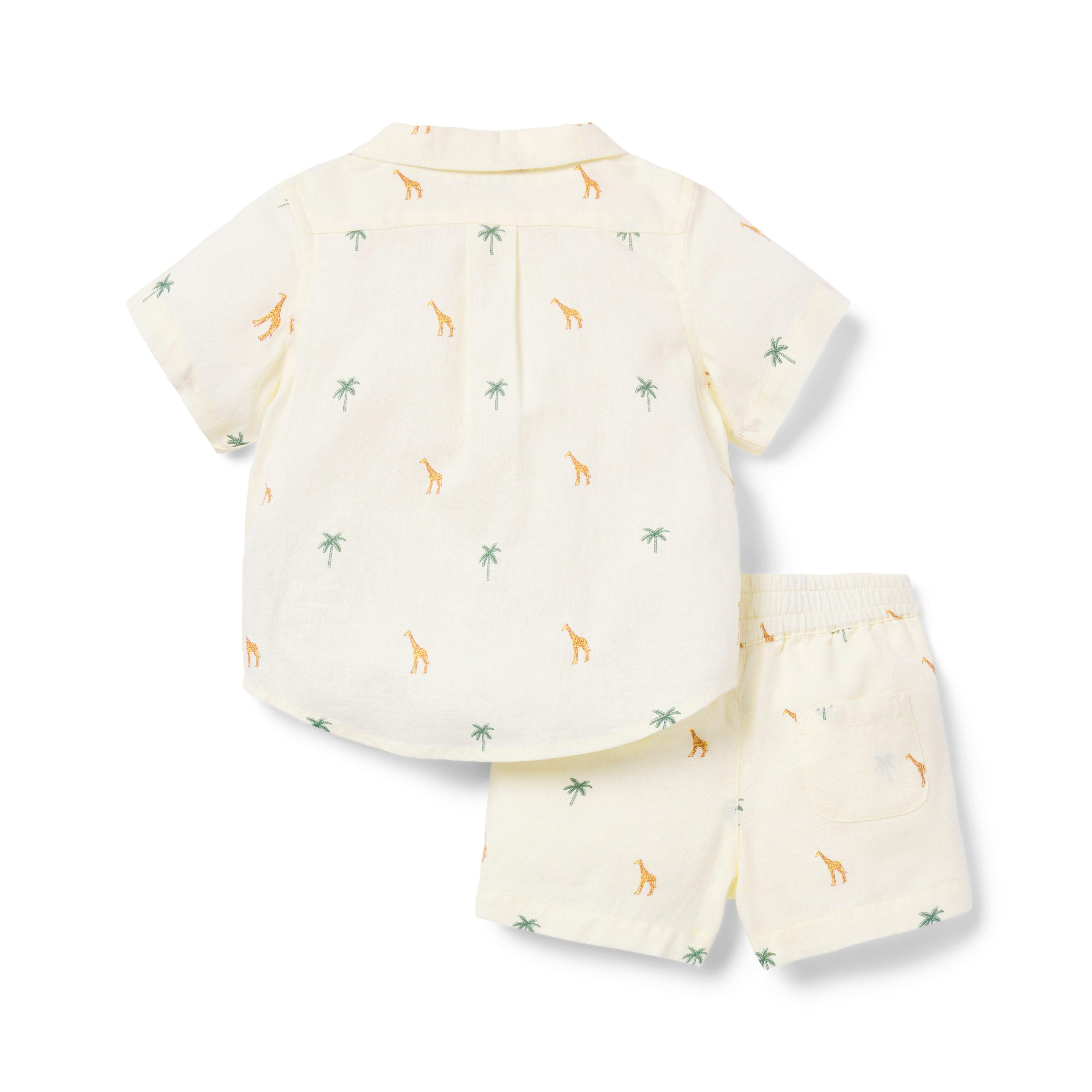 Baby Linen-Cotton Cabana Matching Set image number 2