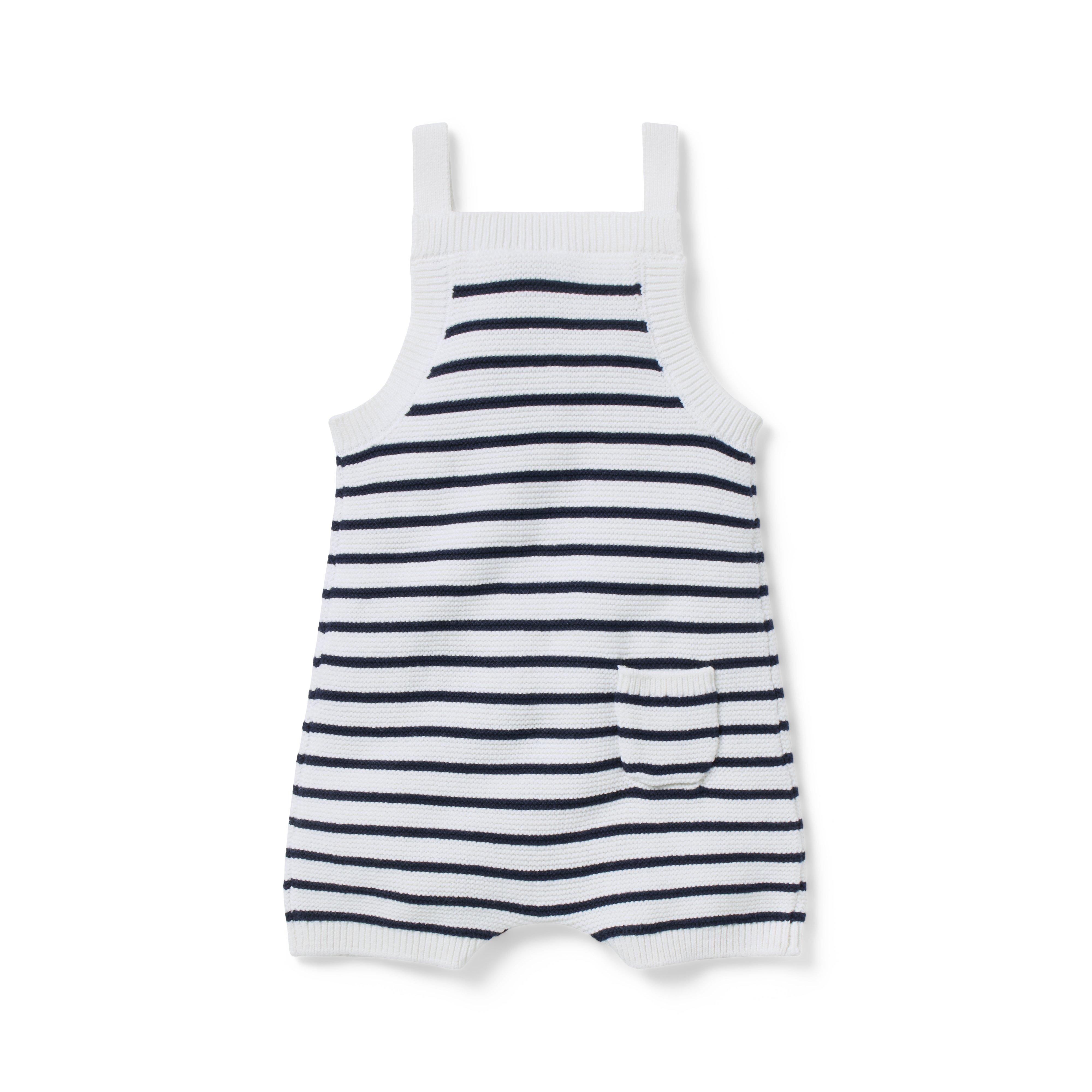 Baby Striped Romper image number 1