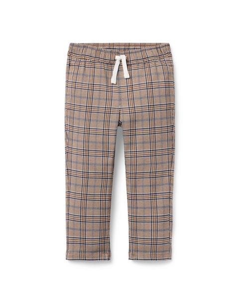 Plaid Pull-On Pant