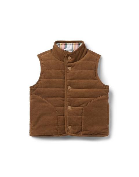 The Quilted Corduroy Vest