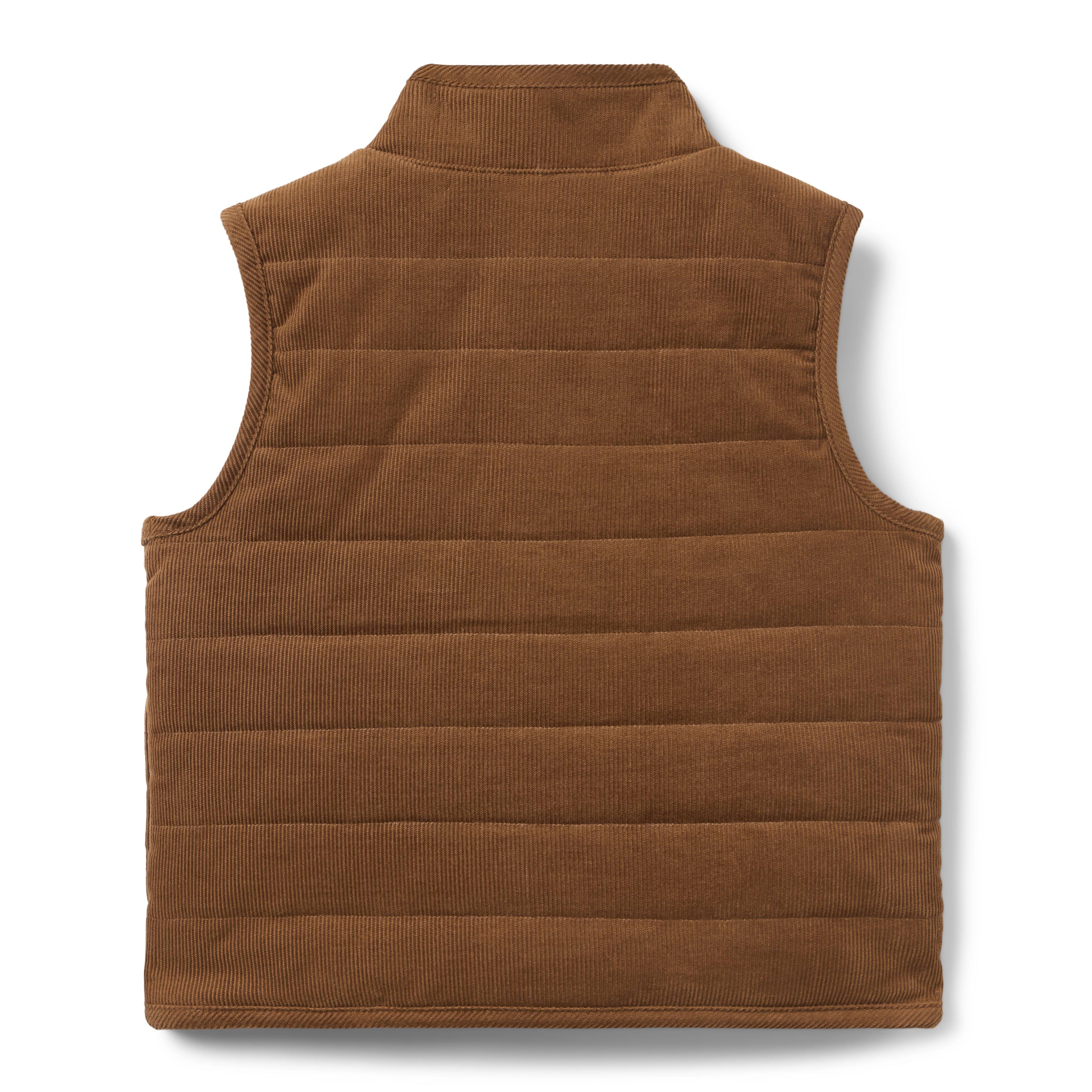 The Quilted Corduroy Vest image number 1