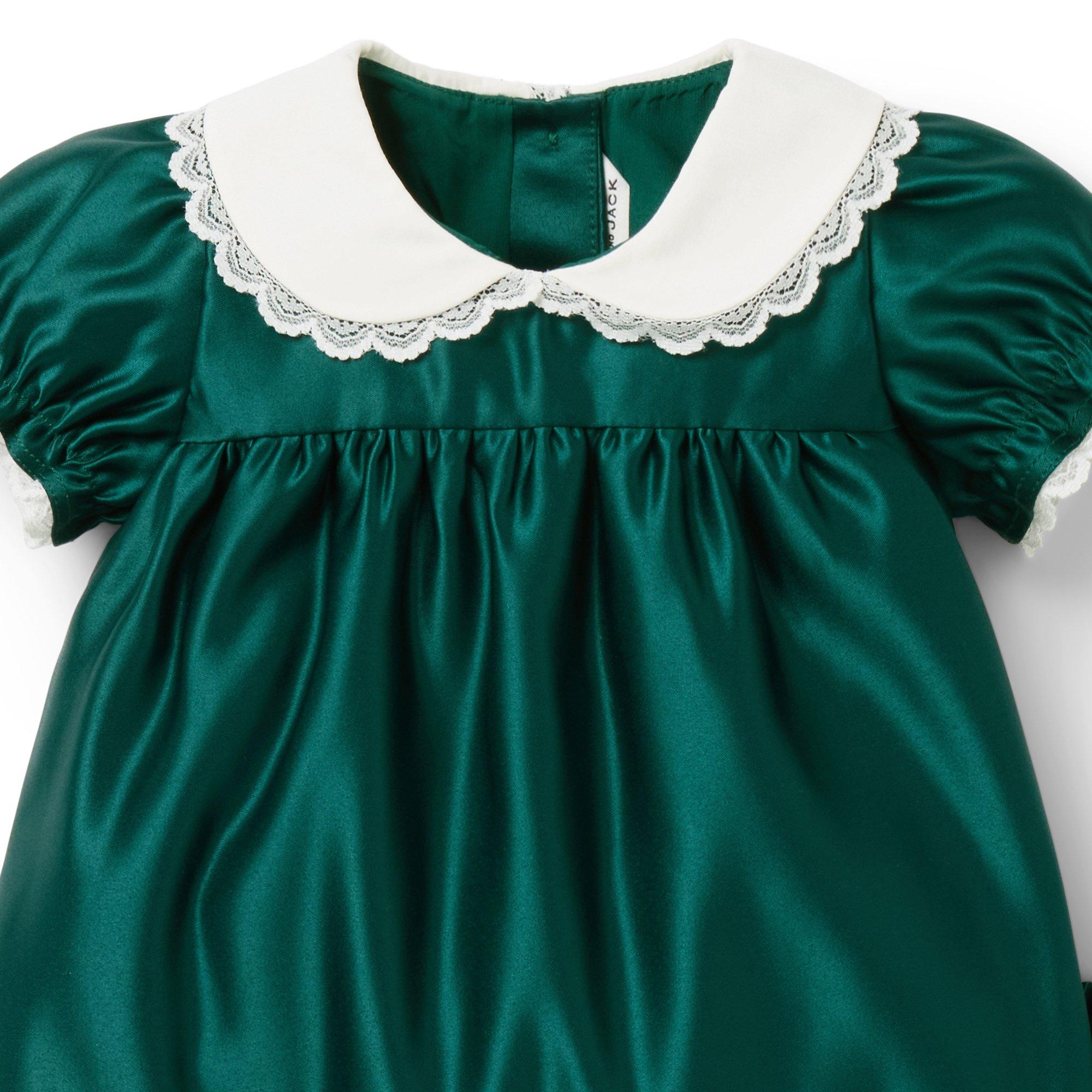The Satin Collared Matching Baby Set image number 2